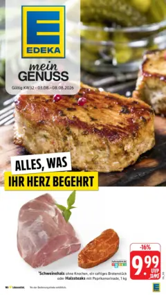 Edeka Prospekt Ulm-Lehr ab 03.08.2026 gültig Edeka Prospekt Ulm-Lehr ab 03.08.2026 gültig