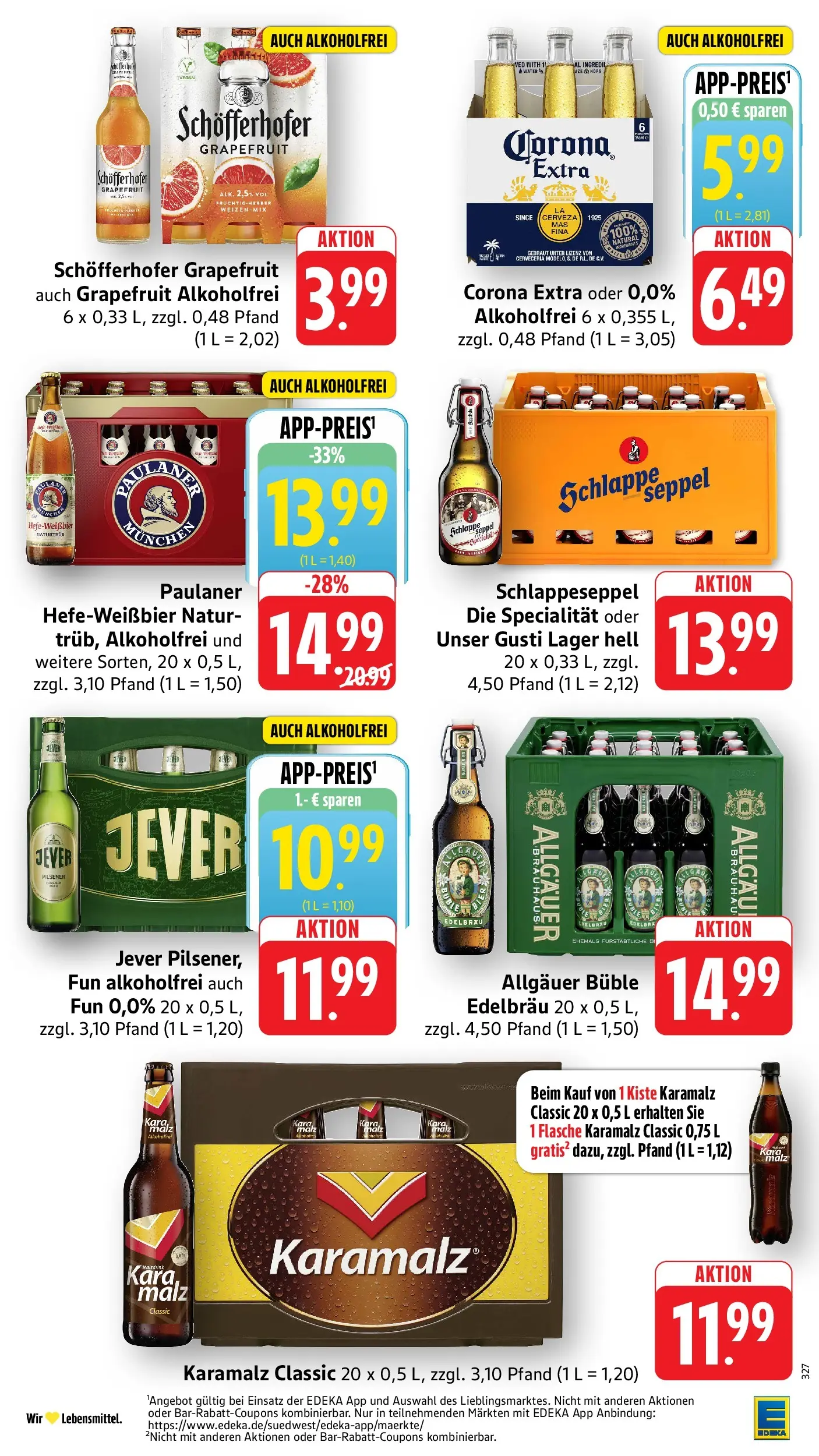 Edeka Prospekt Schöllkrippen (ab 03.08.2026) » Angebote Online | Seite: 27 | Produkte: Grapefruit, Jever, Paulaner