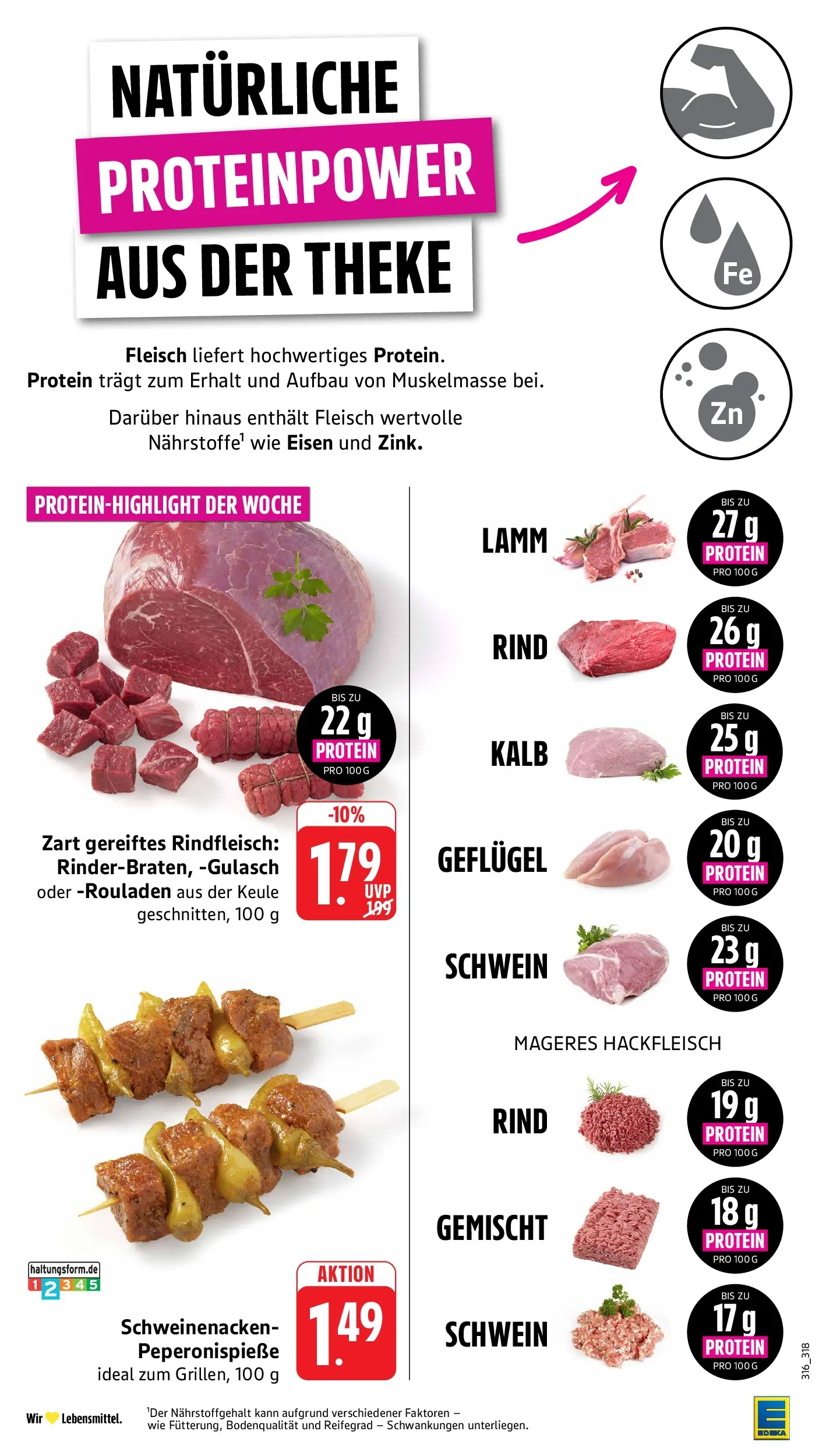 Edeka Prospekt Vaihingen-Kleinglattbach (ab 03.08.2026) » Angebote Online | Seite: 3 | Produkte: Theke, Gulasch, Rindfleisch, Fleisch