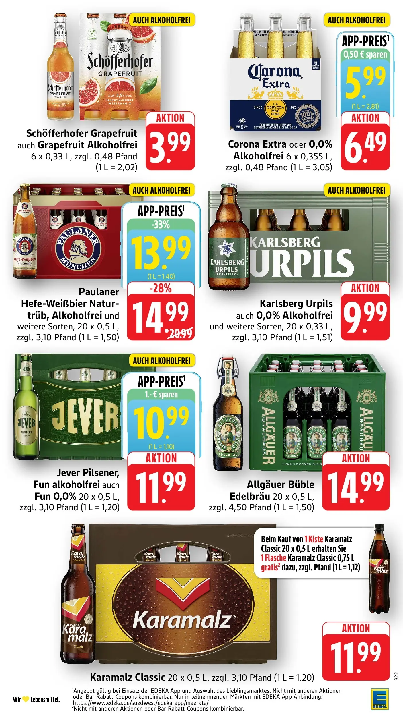 Edeka Prospekt Neunkirchen-Wellesweiler (ab 03.08.2026) » Angebote Online | Seite: 27 | Produkte: Grapefruit, Jever, Paulaner