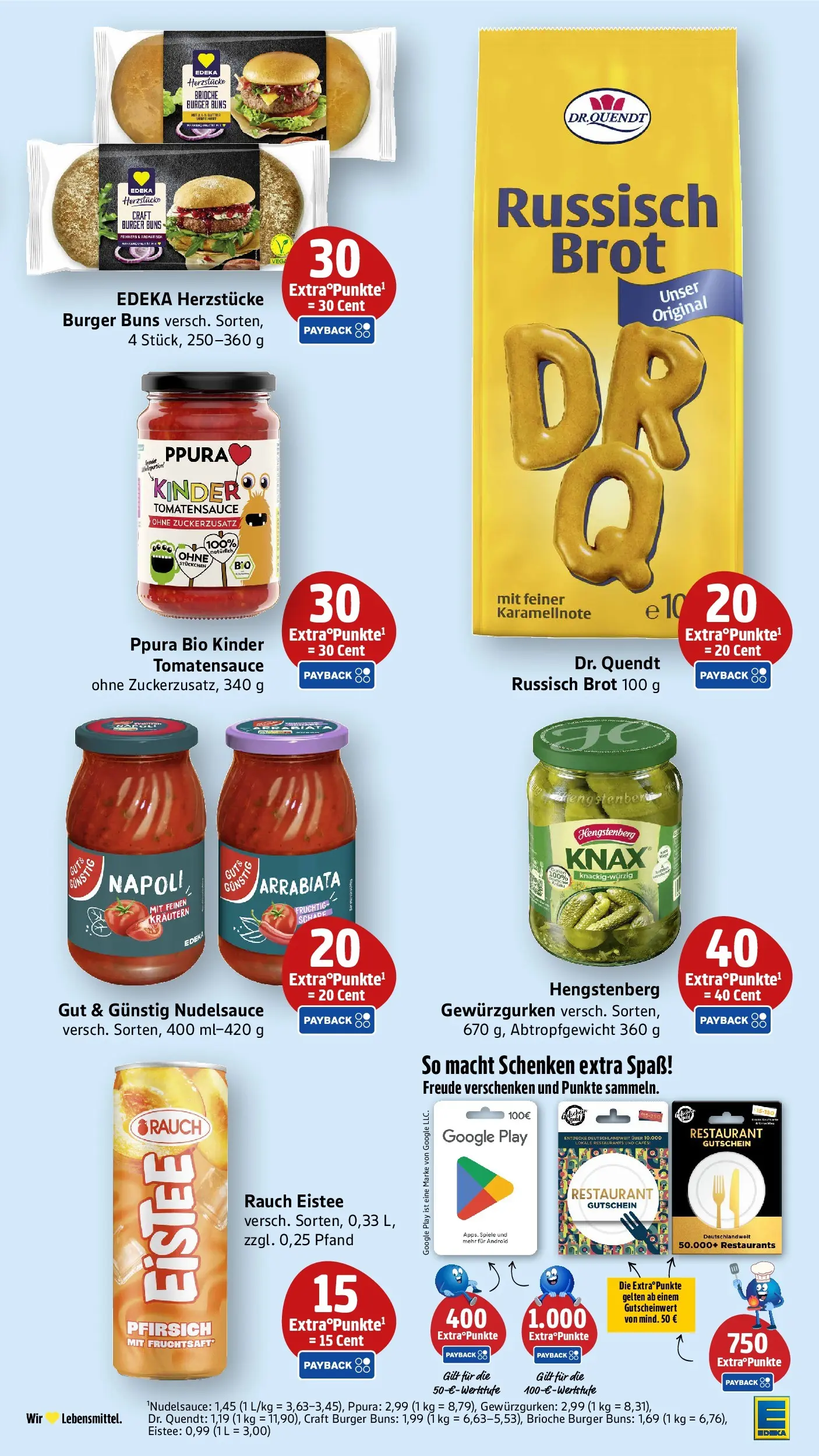 Edeka Prospekt Eppstein (ab 03.08.2026) » Angebote Online | Seite: 37 | Produkte: Burger, Pfirsich, Brot, Fruchtsaft