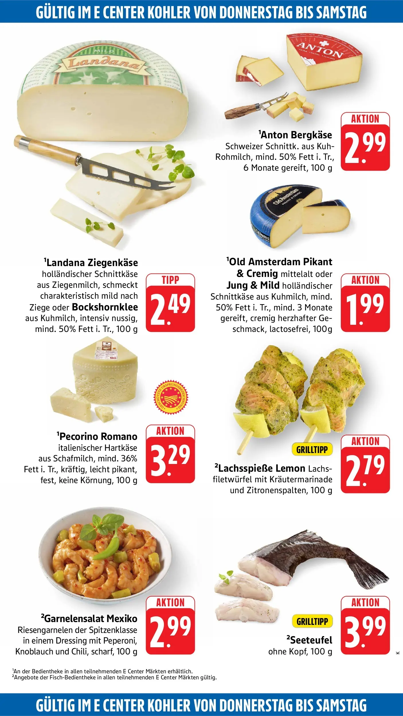 Edeka Prospekt Offenburg (ab 03.08.2026) » Angebote Online | Seite: 41 | Produkte: Ziegenkäse, Dressing, Lachs, Knoblauch