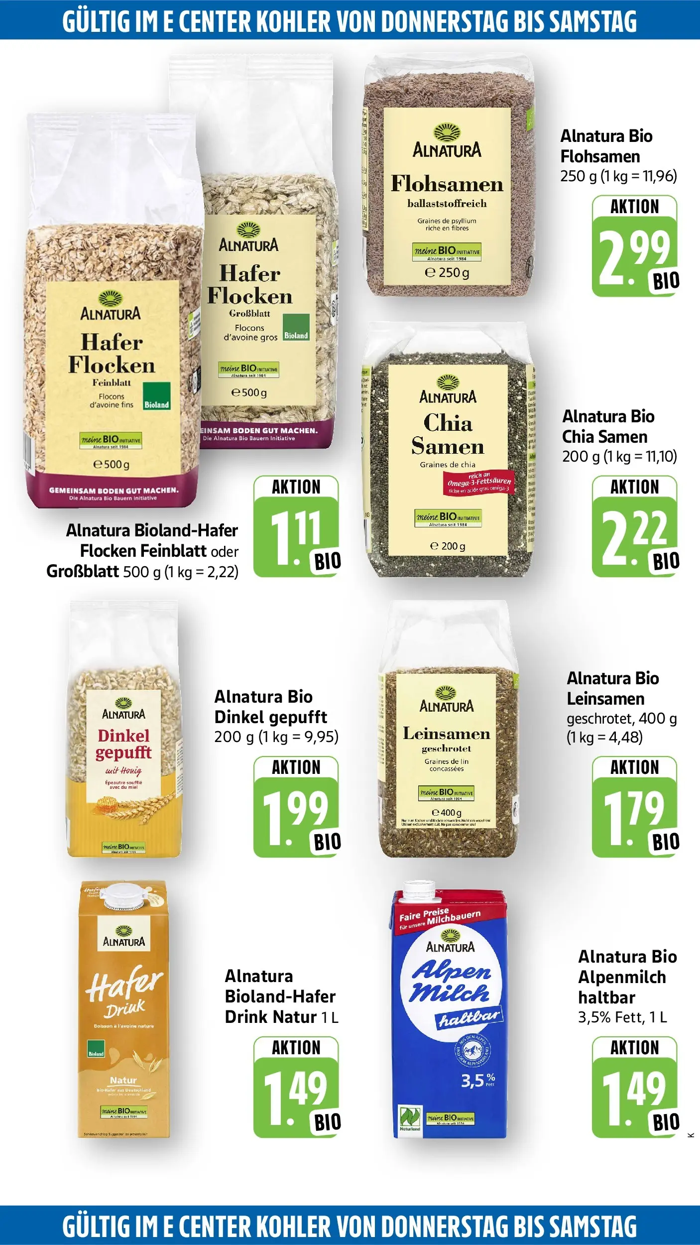 Edeka Prospekt Offenburg (ab 03.08.2026) » Angebote Online | Seite: 43 | Produkte: Milch, Flocken
