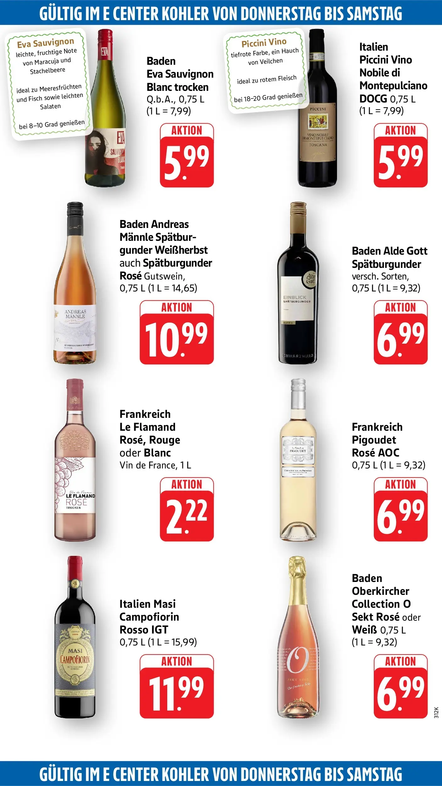 Edeka Prospekt Kehl (ab 03.08.2026) » Angebote Online | Seite: 45 | Produkte: Sekt, Rouge, Fisch, Fleisch