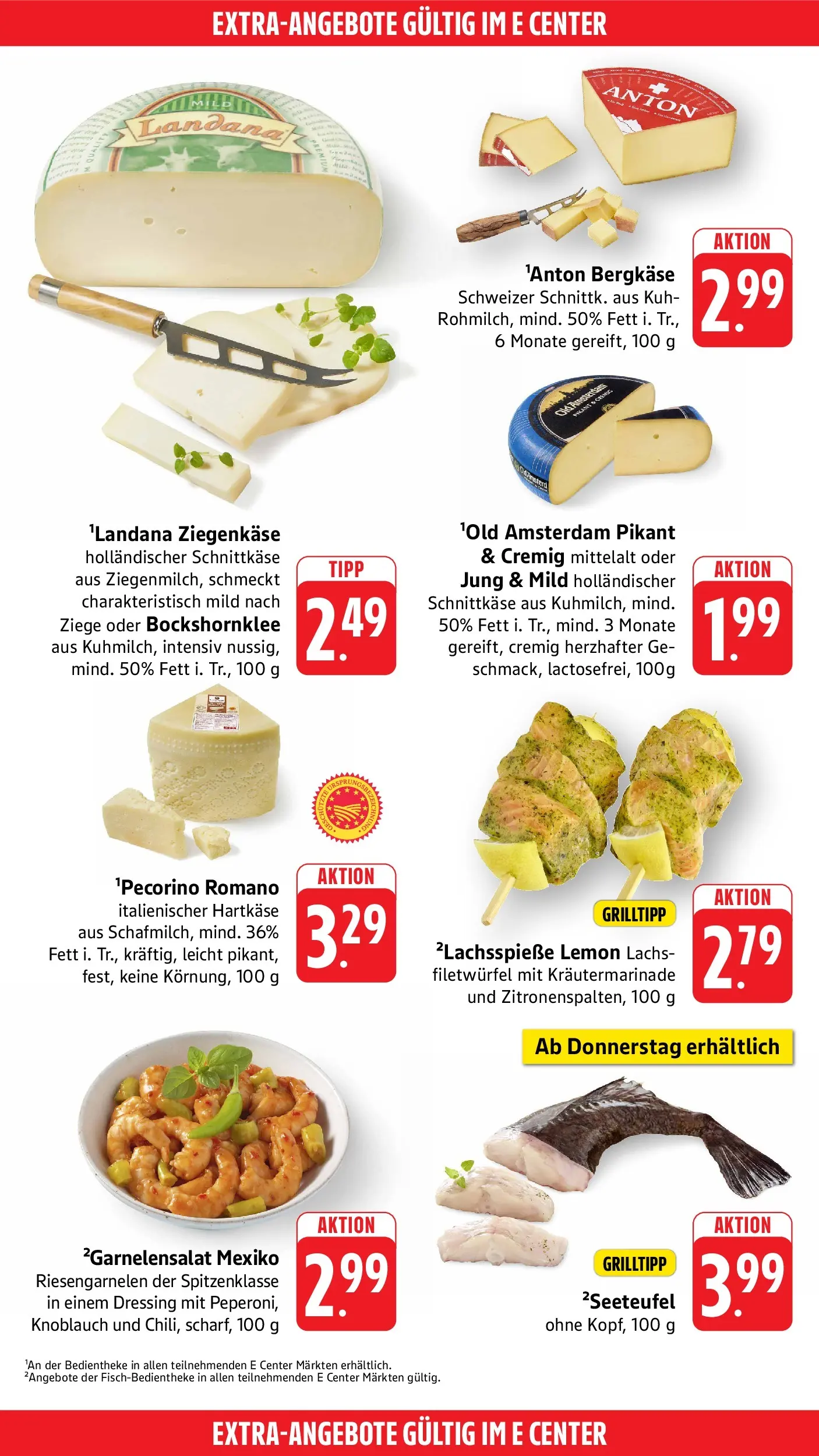 Edeka Prospekt Heilbronn (ab 03.08.2026) » Angebote Online | Seite: 41 | Produkte: Ziegenkäse, Dressing, Lachs, Knoblauch
