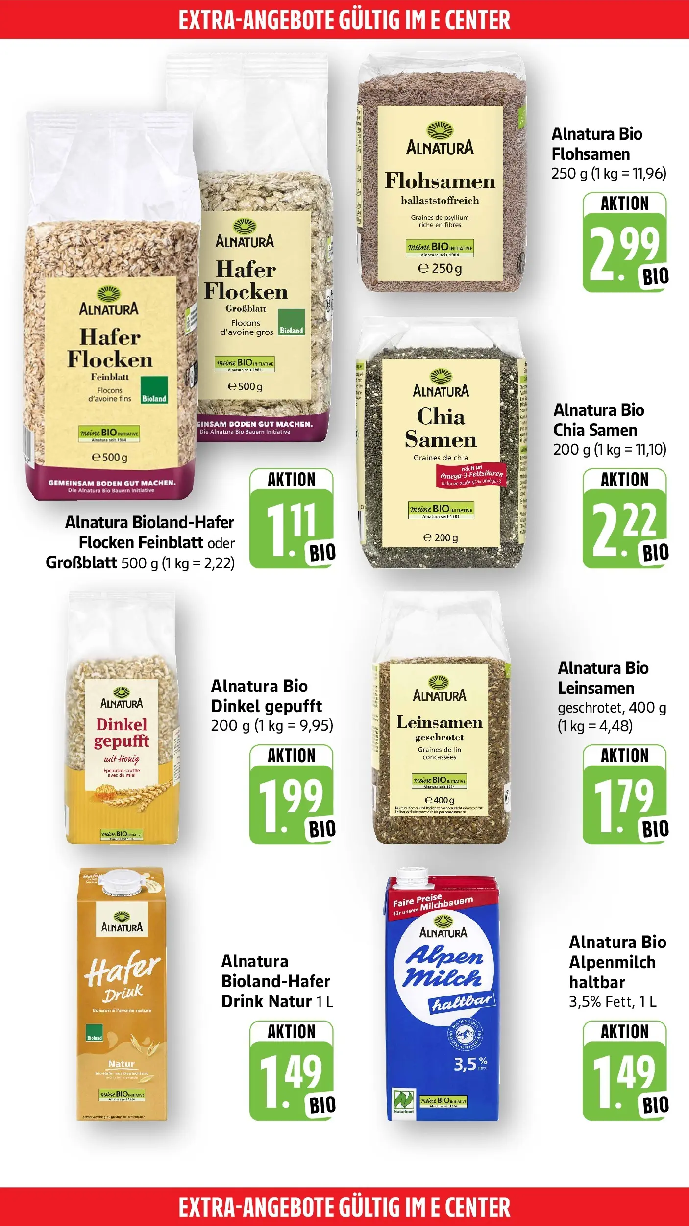 Edeka Prospekt Heilbronn (ab 03.08.2026) » Angebote Online | Seite: 43 | Produkte: Milch, Flocken
