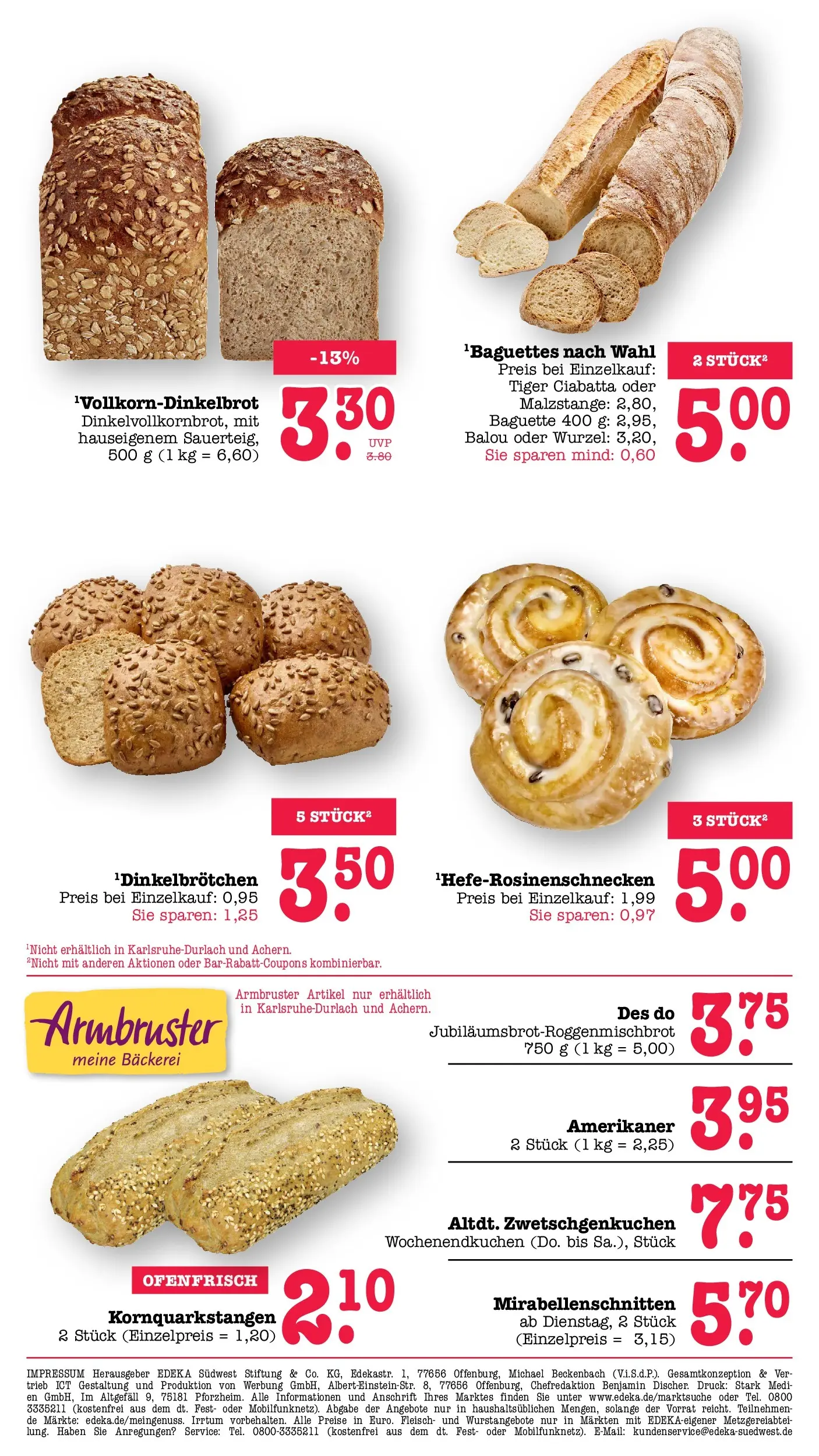 E center Prospekt Kuppenheim-Oberndorf (ab 03.08.2026) zum Blättern | Seite: 12 | Produkte: Bäckerei, Baguette, Fleisch E center Prospekt Kuppenheim-Oberndorf (ab 03.08.2026) zum Blättern | Seite: 12 | Produkte: Bäckerei, Baguette, Fleisch