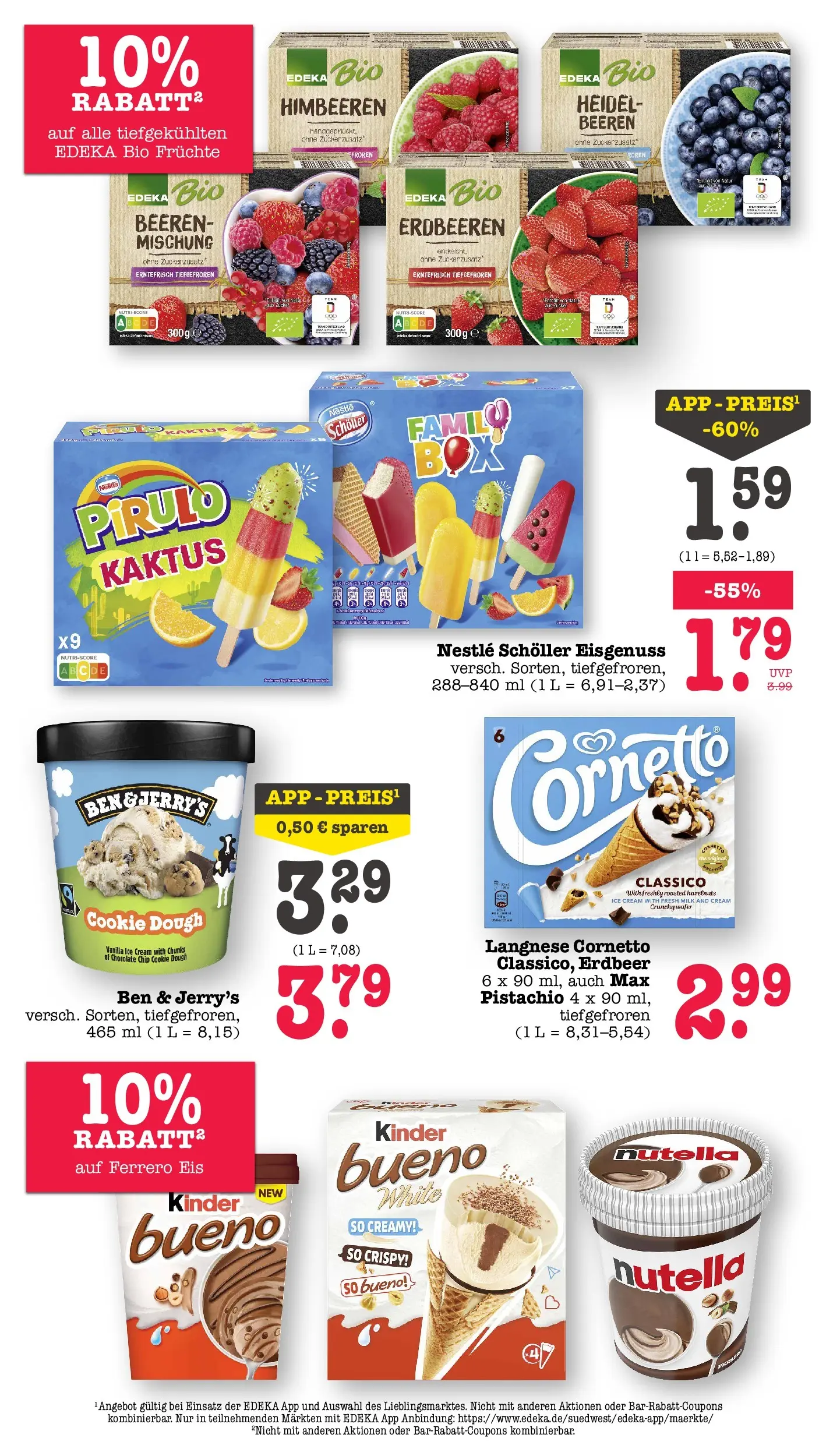 E center Prospekt Kuppenheim-Oberndorf (ab 03.08.2026) zum Blättern | Seite: 25 | Produkte: Himbeeren, Kinder bueno, Ben & Jerry's, Eis E center Prospekt Kuppenheim-Oberndorf (ab 03.08.2026) zum Blättern | Seite: 25 | Produkte: Himbeeren, Kinder bueno, Ben & Jerry's, Eis