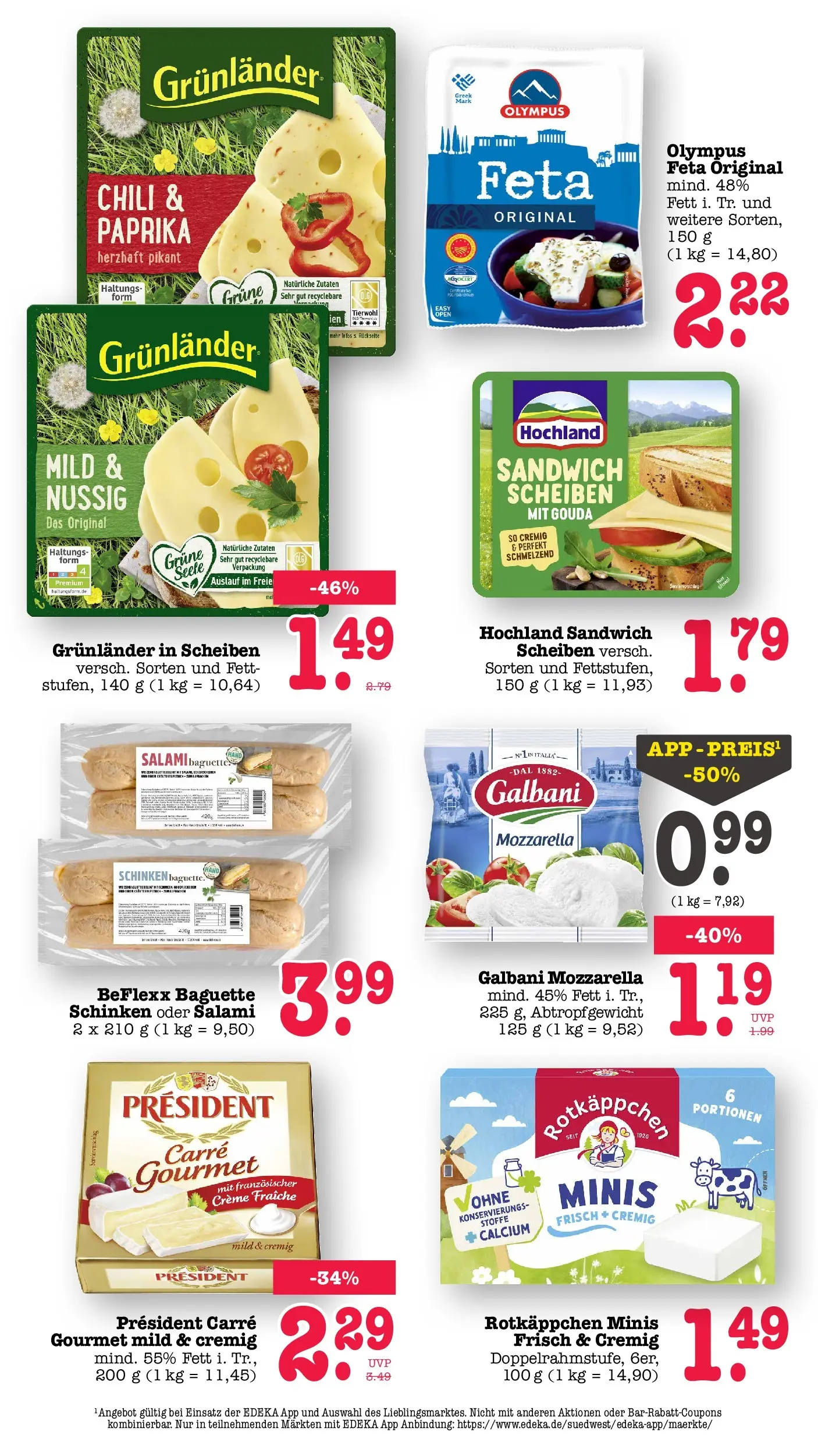 E center Prospekt Kuppenheim-Oberndorf (ab 03.08.2026) zum Blättern | Seite: 26 | Produkte: Feta, Paprika, Rotkäppchen, Salami E center Prospekt Kuppenheim-Oberndorf (ab 03.08.2026) zum Blättern | Seite: 26 | Produkte: Feta, Paprika, Rotkäppchen, Salami
