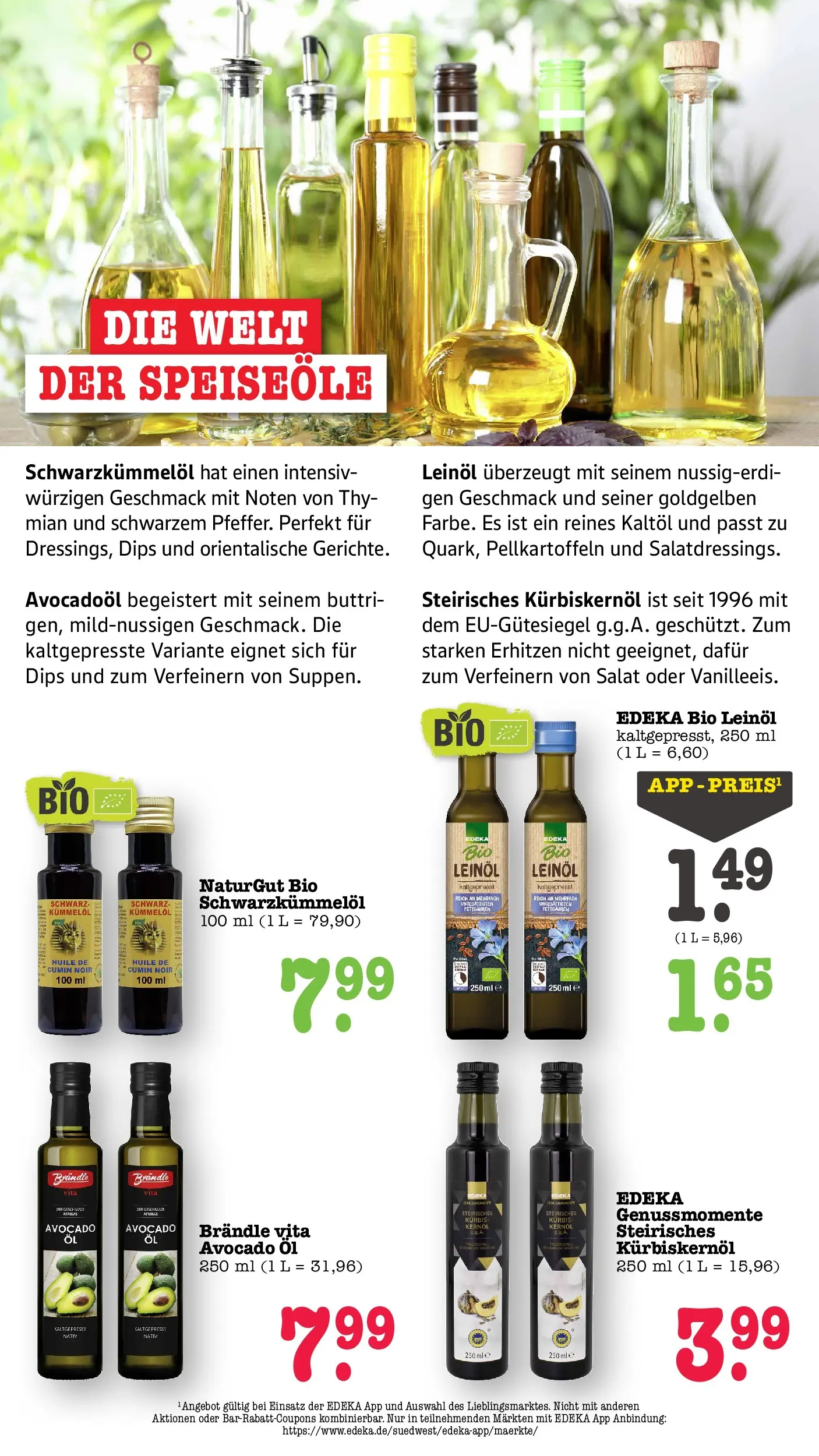 E center Prospekt Kuppenheim-Oberndorf (ab 03.08.2026) zum Blättern | Seite: 36 | Produkte: Kürbiskernöl, Öl, Avocado, Kürbis E center Prospekt Kuppenheim-Oberndorf (ab 03.08.2026) zum Blättern | Seite: 36 | Produkte: Kürbiskernöl, Öl, Avocado, Kürbis