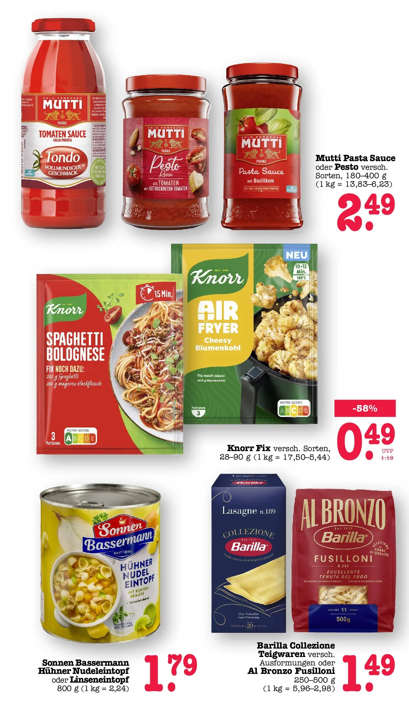 E center Prospekt Kuppenheim-Oberndorf (ab 03.08.2026) zum Blättern | Seite: 35 | Produkte: Barilla, Blumenkohl, Pasta, Hackfleisch E center Prospekt Kuppenheim-Oberndorf (ab 03.08.2026) zum Blättern | Seite: 35 | Produkte: Barilla, Blumenkohl, Pasta, Hackfleisch