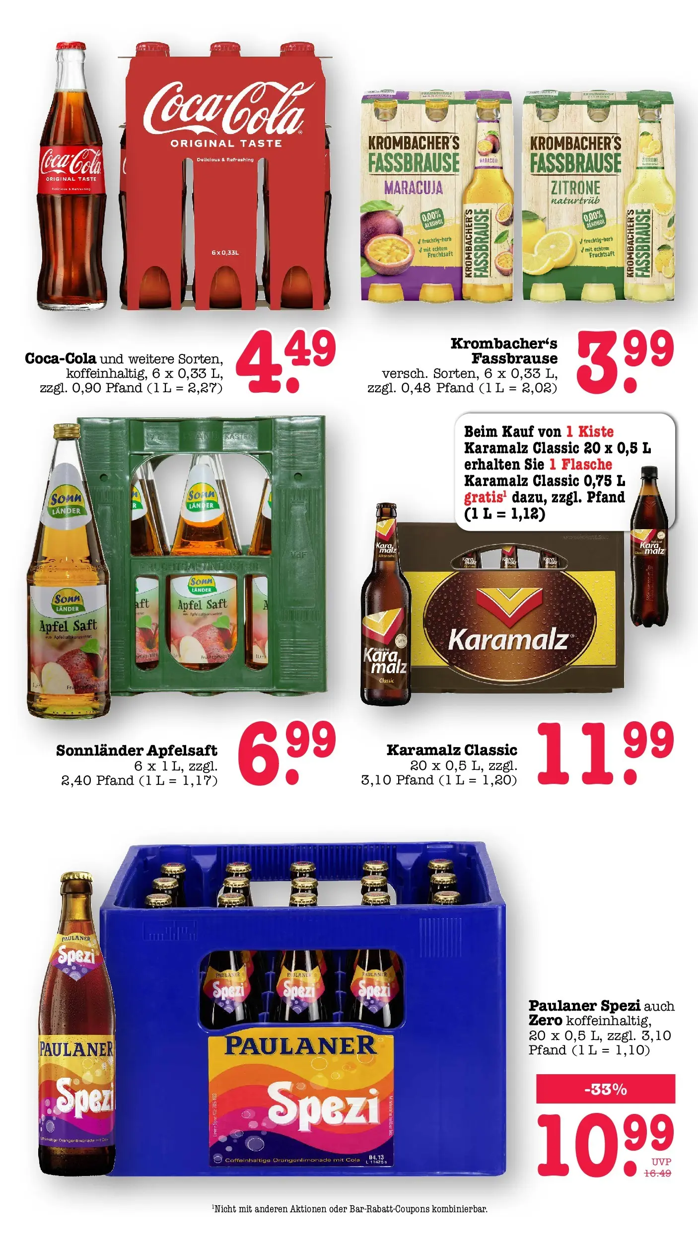 Edeka Prospekt Heidelberg (ab 03.08.2026) » Angebote Online | Seite: 41 | Produkte: Äpfel, Apfelsaft, Fassbrause, Paulaner