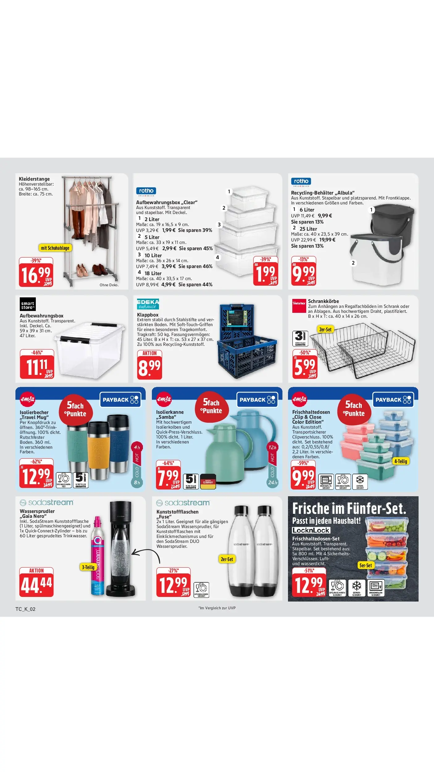 Marktkauf Prospekt Wörth Am Rhein (ab 03.08.2026) » Angebote online | Seite: 64 | Produkte: Schrank, Sodastream