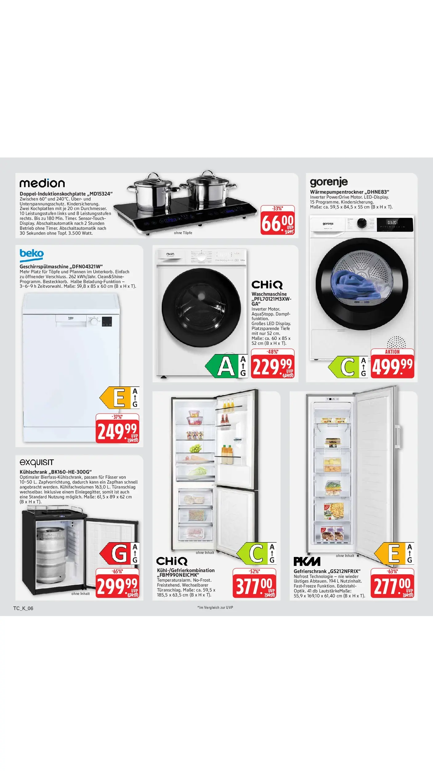 Marktkauf Prospekt Wörth Am Rhein (ab 03.08.2026) » Angebote online | Seite: 68 | Produkte: Gorenje, Gefrierschrank, Waschmaschine, Geschirrspülmaschine