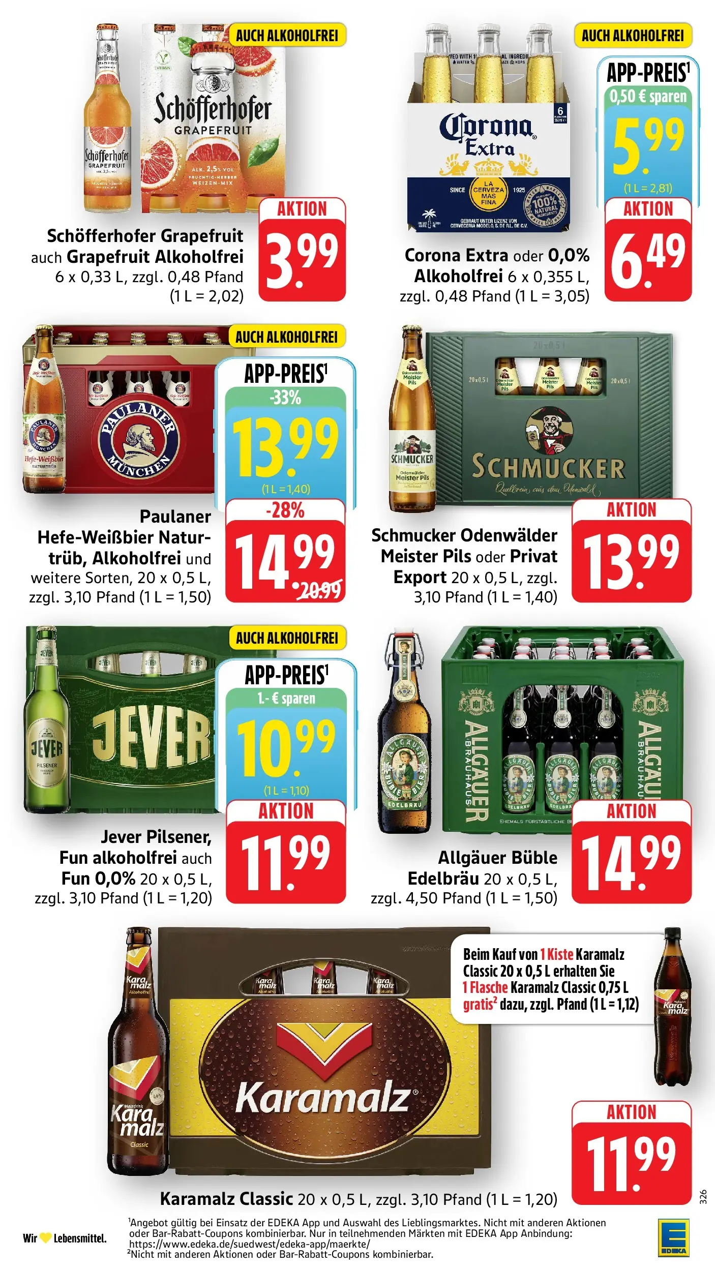 Edeka Prospekt Birkenau (ab 03.08.2026) » Angebote Online | Seite: 27 | Produkte: Bier, Pils, Grapefruit, Jever