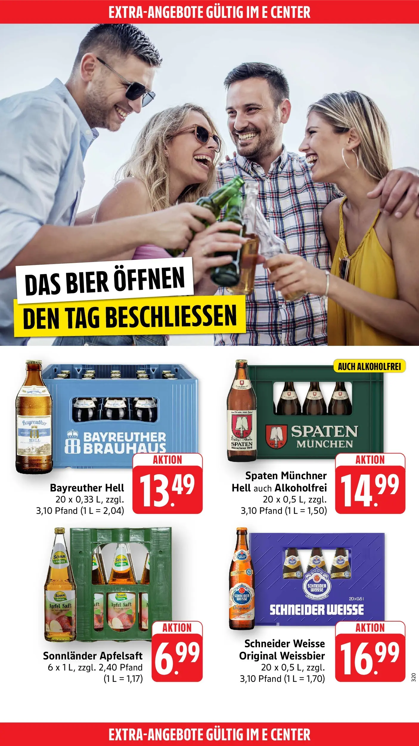 Edeka Prospekt Lampertheim (ab 03.08.2026) » Angebote Online | Seite: 46 | Produkte: Bayreuther hell, Weißbier, Äpfel, Apfelsaft