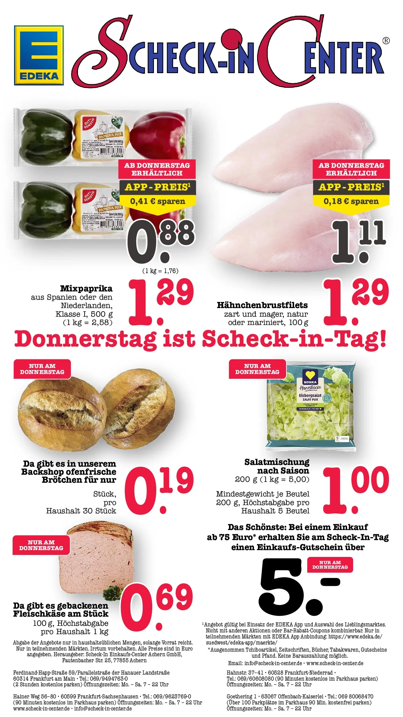 Edeka Prospekt Offenbach (ab 03.08.2026) ยป Angebote Online | Seite: 62 | Produkte: Eisbergsalat, Paprika, Salat, Uhr Edeka Prospekt Offenbach (ab 03.08.2026) ยป Angebote Online | Seite: 62 | Produkte: Eisbergsalat, Paprika, Salat, Uhr