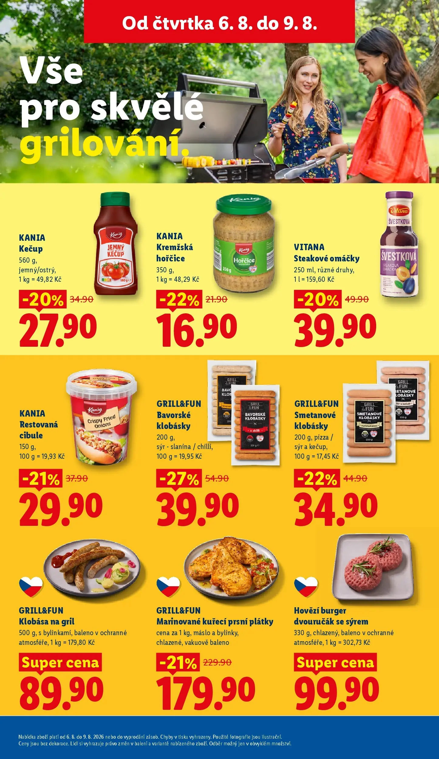 Lidl leták od 06.08.2026 - Nový akční leták | Strana: 17 | Produkty: Pizza, Hořčice, Gril, Cibule