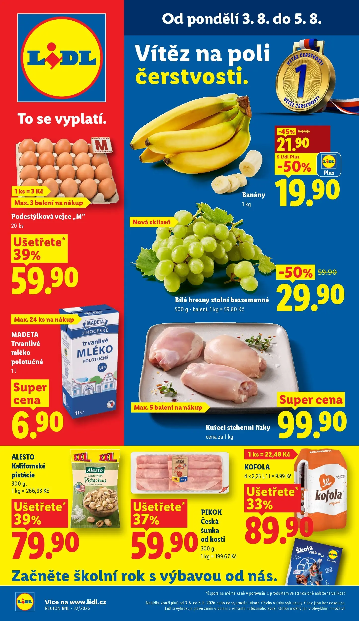 Lidl leták od 03.08.2026 - Nový akční leták | Strana: 1