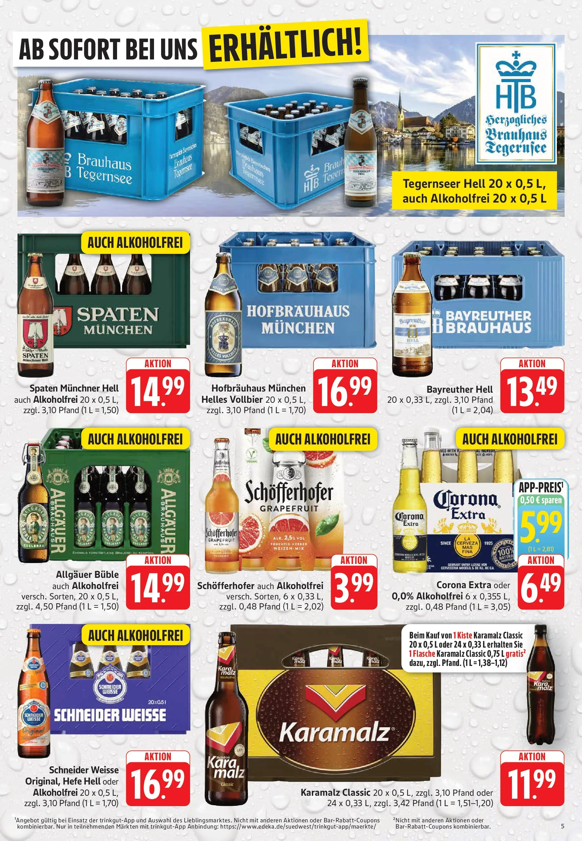 Trinkgut Prospekt Bad Kreuznach (ab 03.08.2026) » Angebote online | Seite: 5 | Produkte: Bayreuther hell, Grapefruit