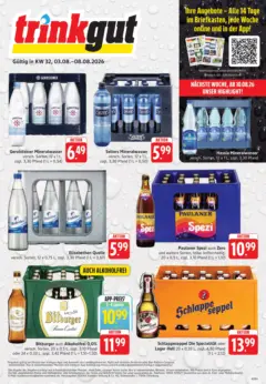 Trinkgut Prospekt Oberursel ab 03.08.2026 gültig Trinkgut Prospekt Oberursel ab 03.08.2026 gültig