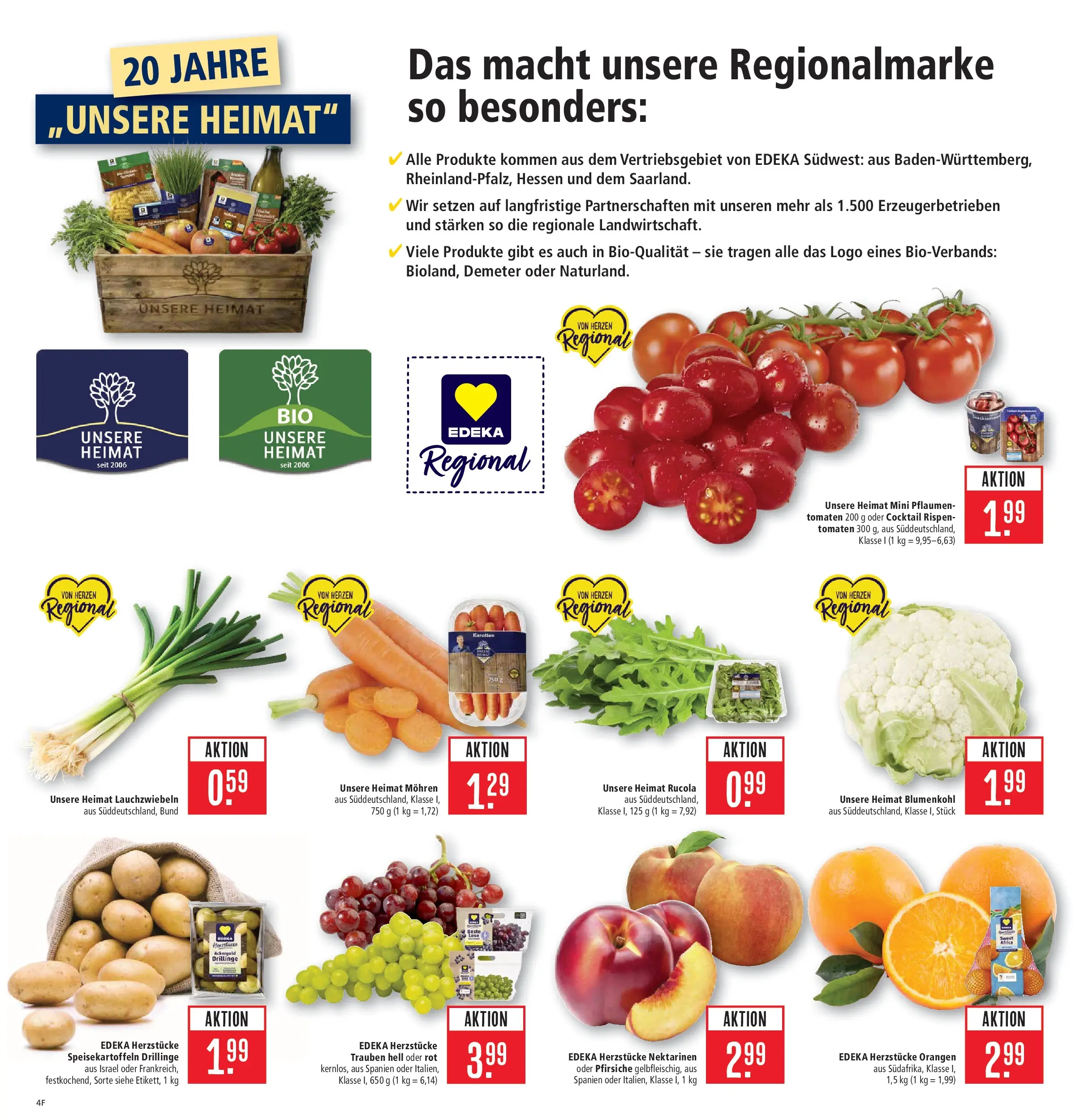Marktkauf Prospekt Weil Am Rhein (ab 03.08.2026) » Angebote online | Seite: 4 | Produkte: Rucola, Orangen, Tomaten, Mohren