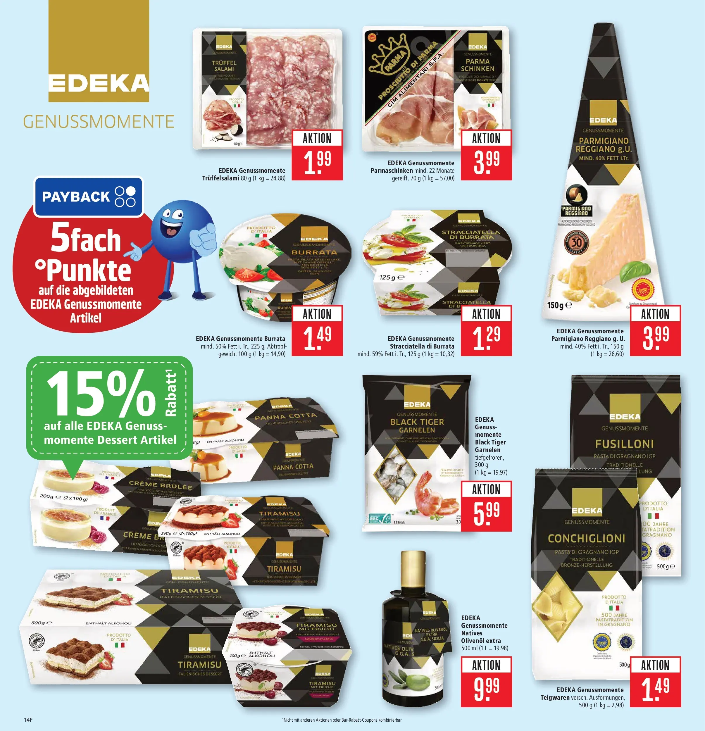 Marktkauf Prospekt Weil Am Rhein (ab 03.08.2026) » Angebote online | Seite: 14 | Produkte: Olivenol, Garnelen, Creme, Pasta