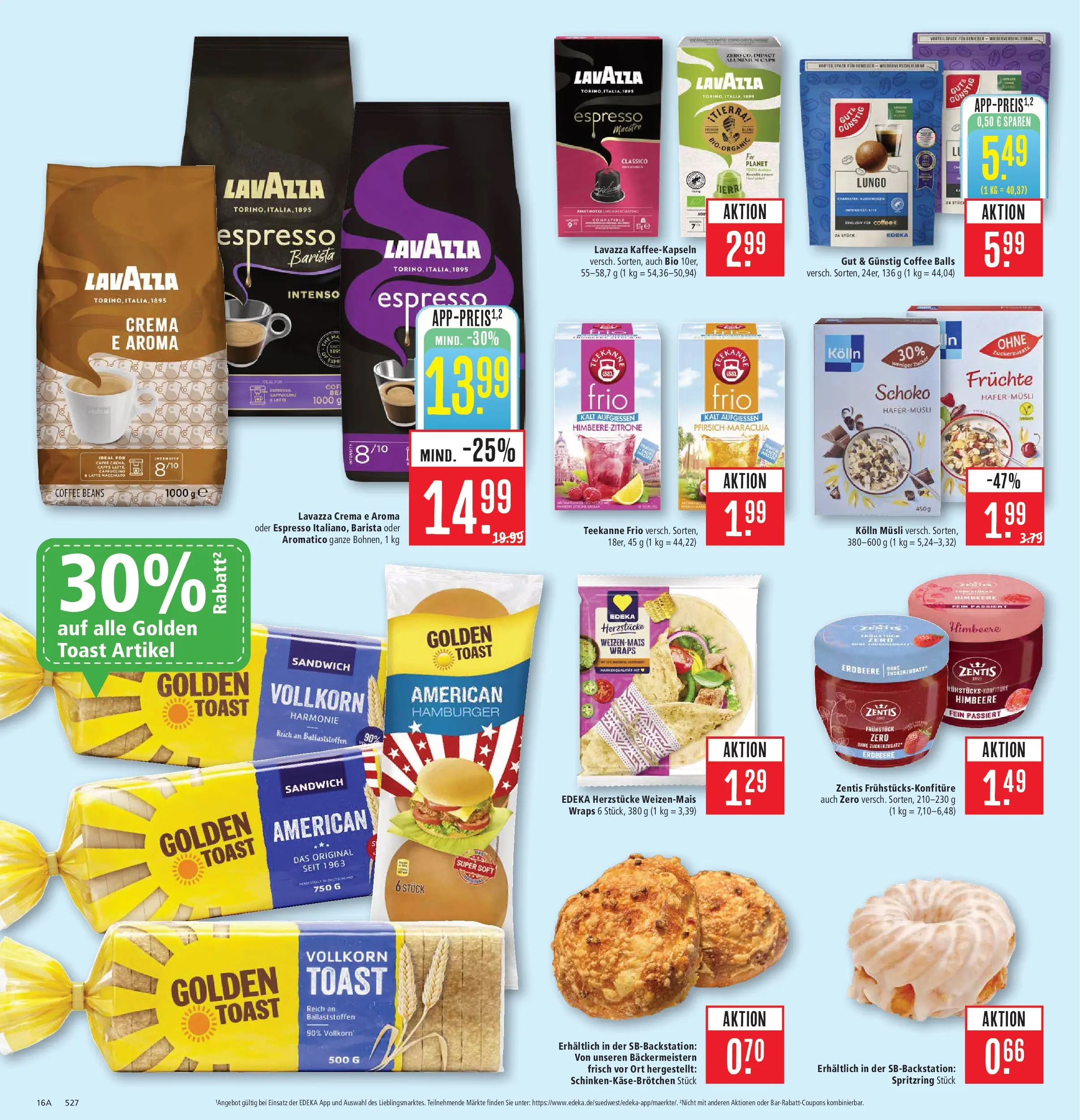 Marktkauf Prospekt Aschaffenburg (ab 03.08.2026) » Angebote online | Seite: 16 | Produkte: Musli, Kolln musli, Toast, Pfirsich