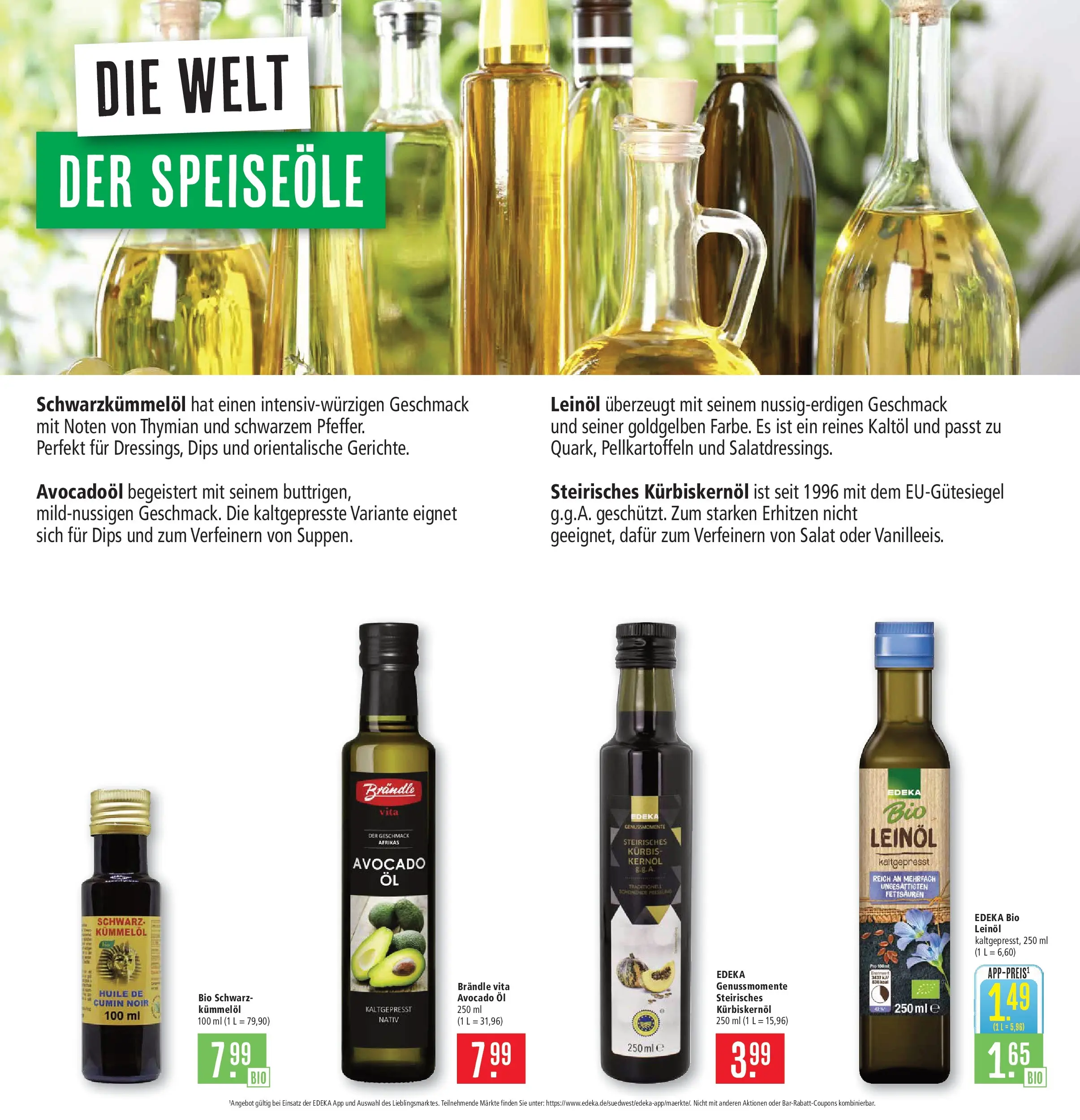 Marktkauf Prospekt Weil Am Rhein (ab 03.08.2026) » Angebote online | Seite: 18 | Produkte: Öl, Leinöl, Avocado, Salat