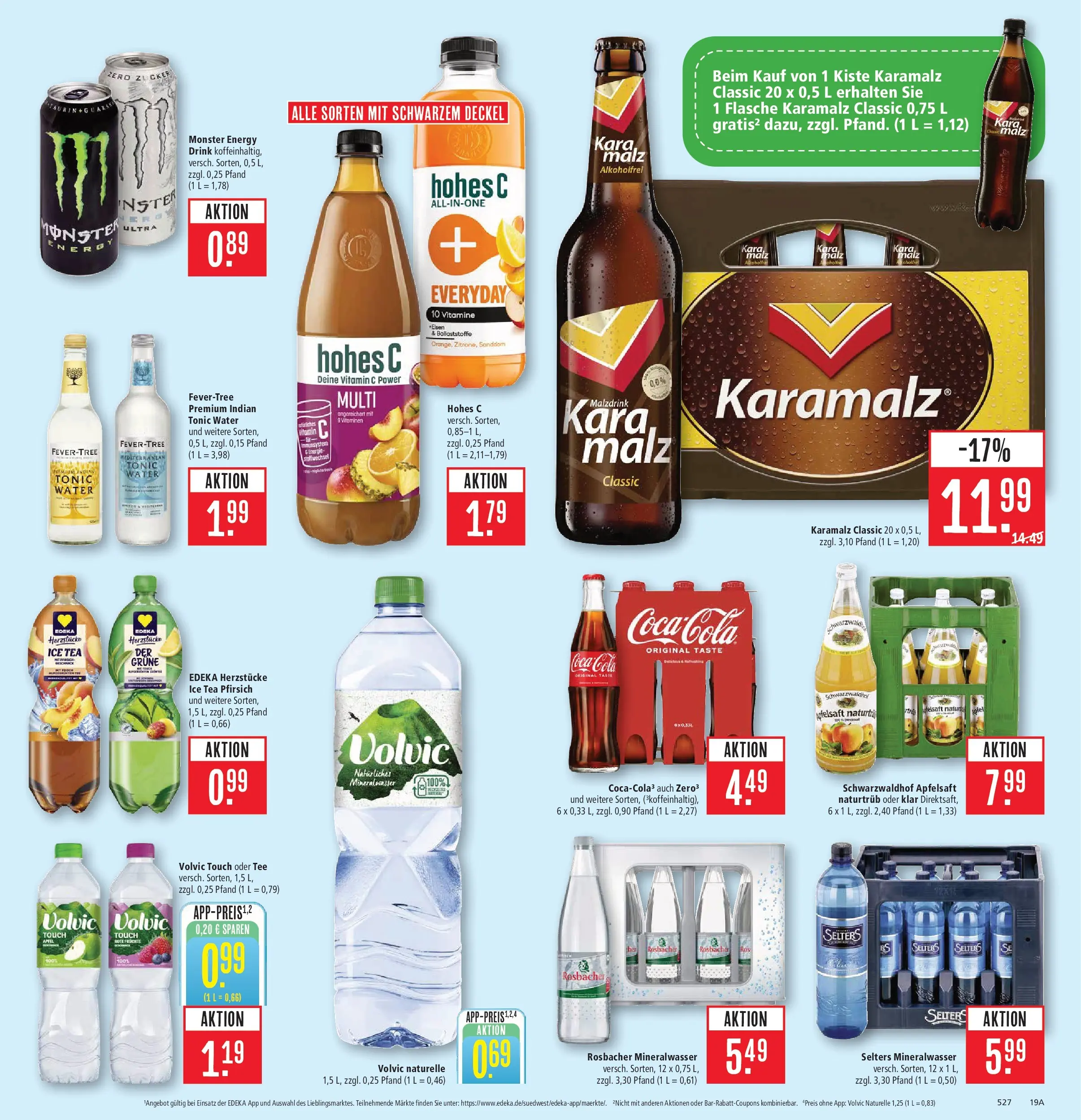 Marktkauf Prospekt Aschaffenburg (ab 03.08.2026) » Angebote online | Seite: 23 | Produkte: Apfelsaft, Pfirsich, Tee, Volvic