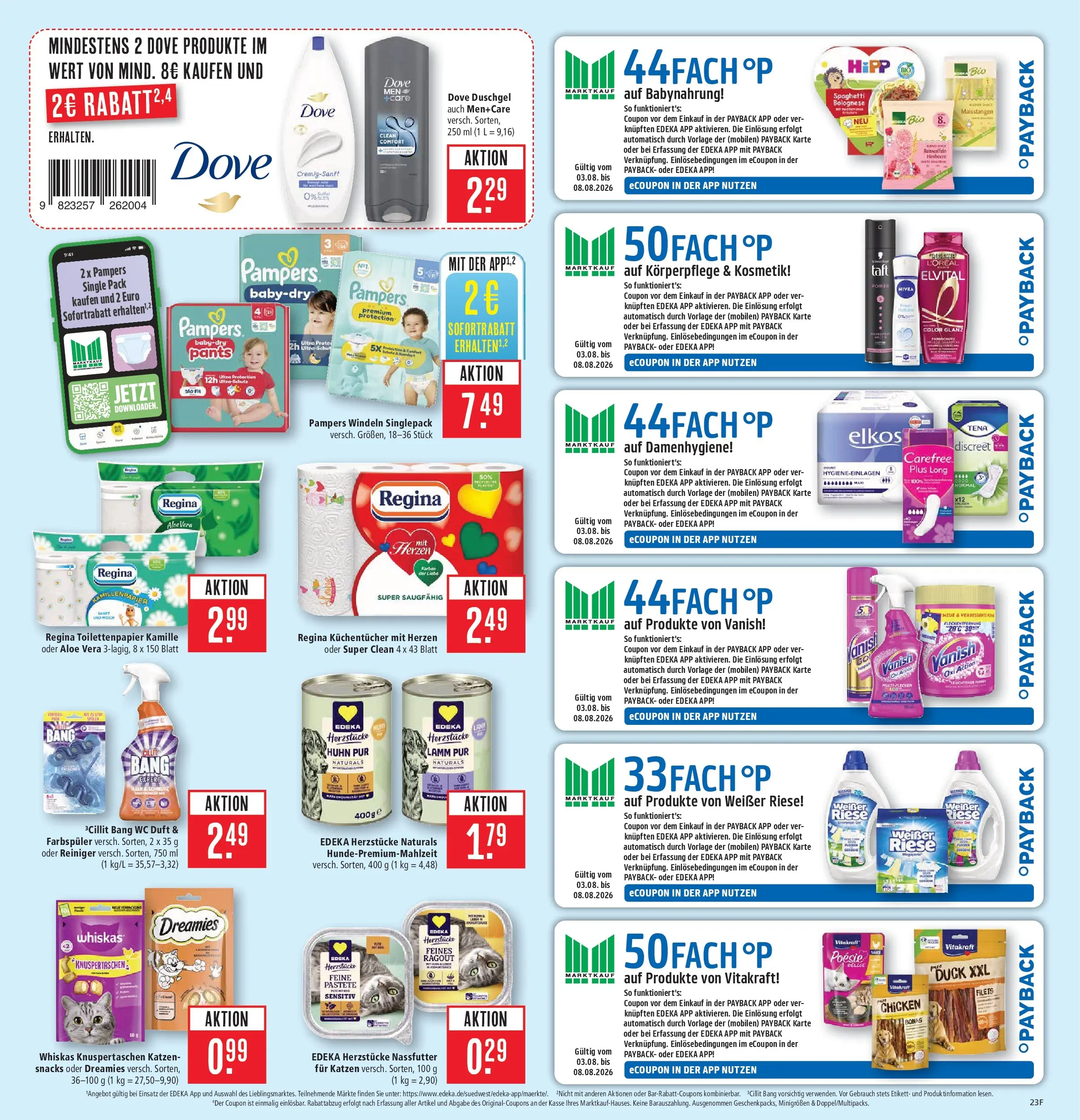 Marktkauf Prospekt Weil Am Rhein (ab 03.08.2026) » Angebote online | Seite: 27 | Produkte: Duft, Babynahrung, Whiskas, Toilettenpapier