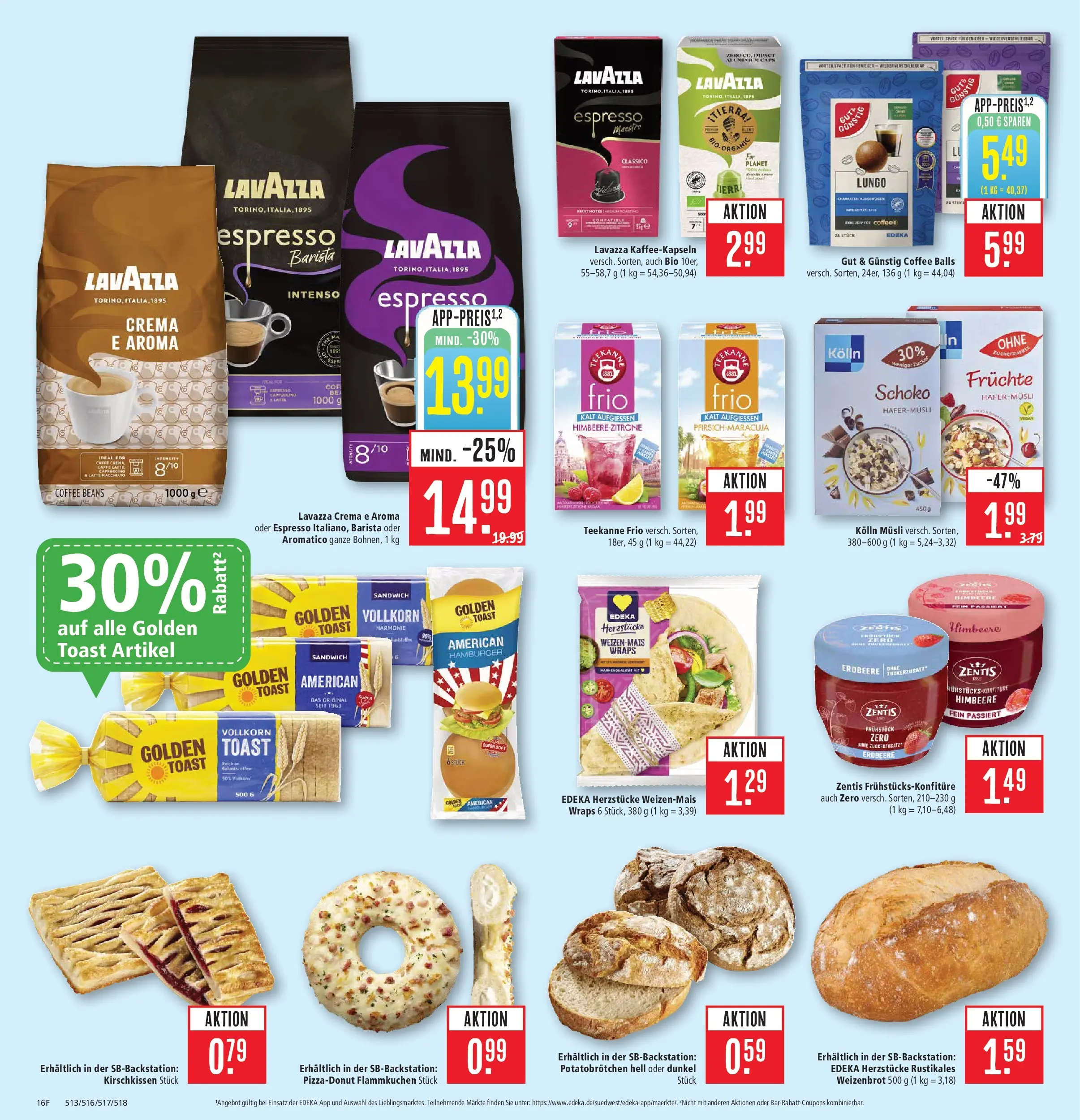 Marktkauf Prospekt Weil Am Rhein (ab 03.08.2026) » Angebote online | Seite: 16 | Produkte: Lavazza, Kolln, Toast, Pfirsich