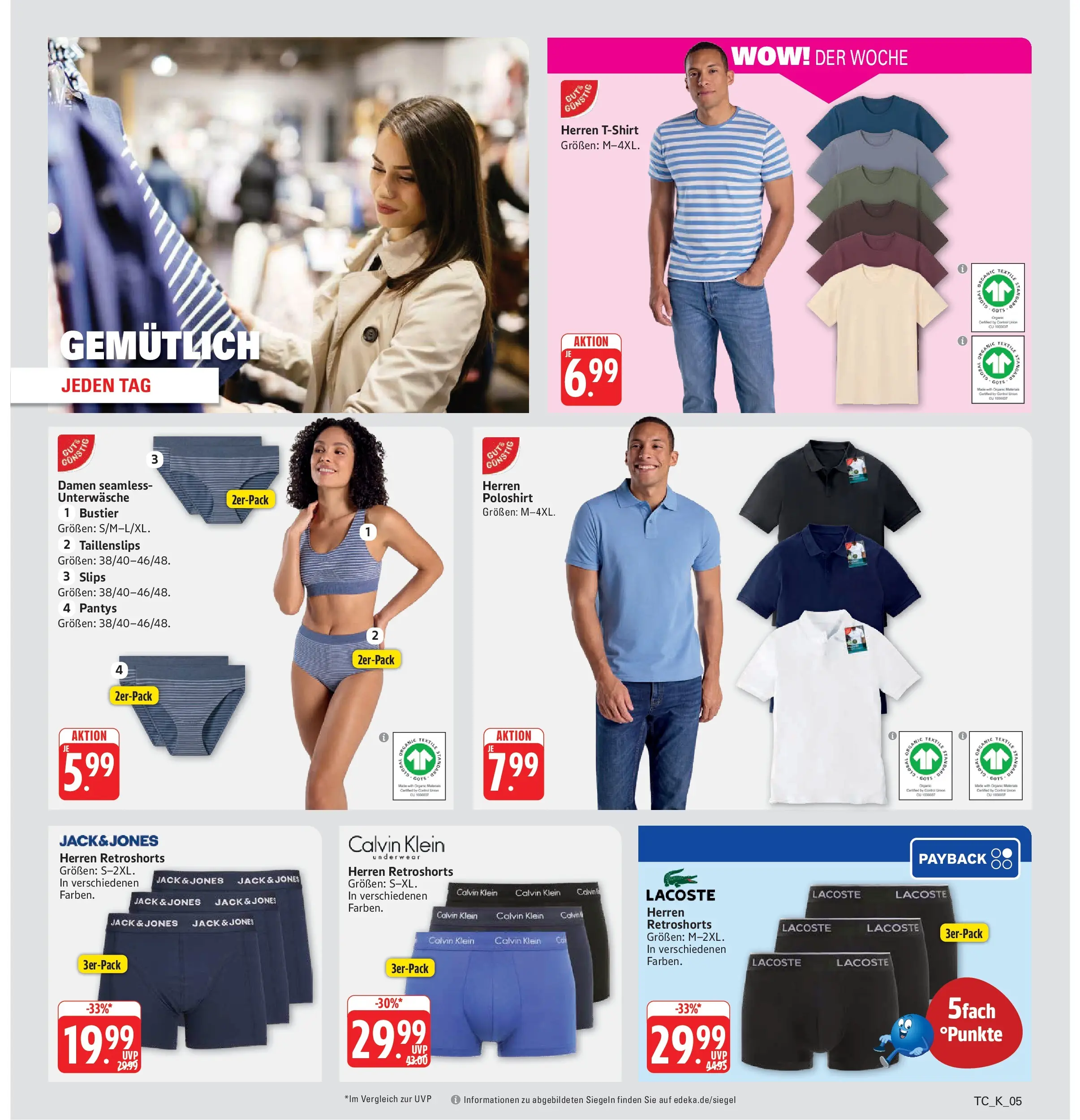 Marktkauf Prospekt Heidenheim (ab 03.08.2026) » Angebote online | Seite: 33 | Produkte: Poloshirt, Unterwäsche