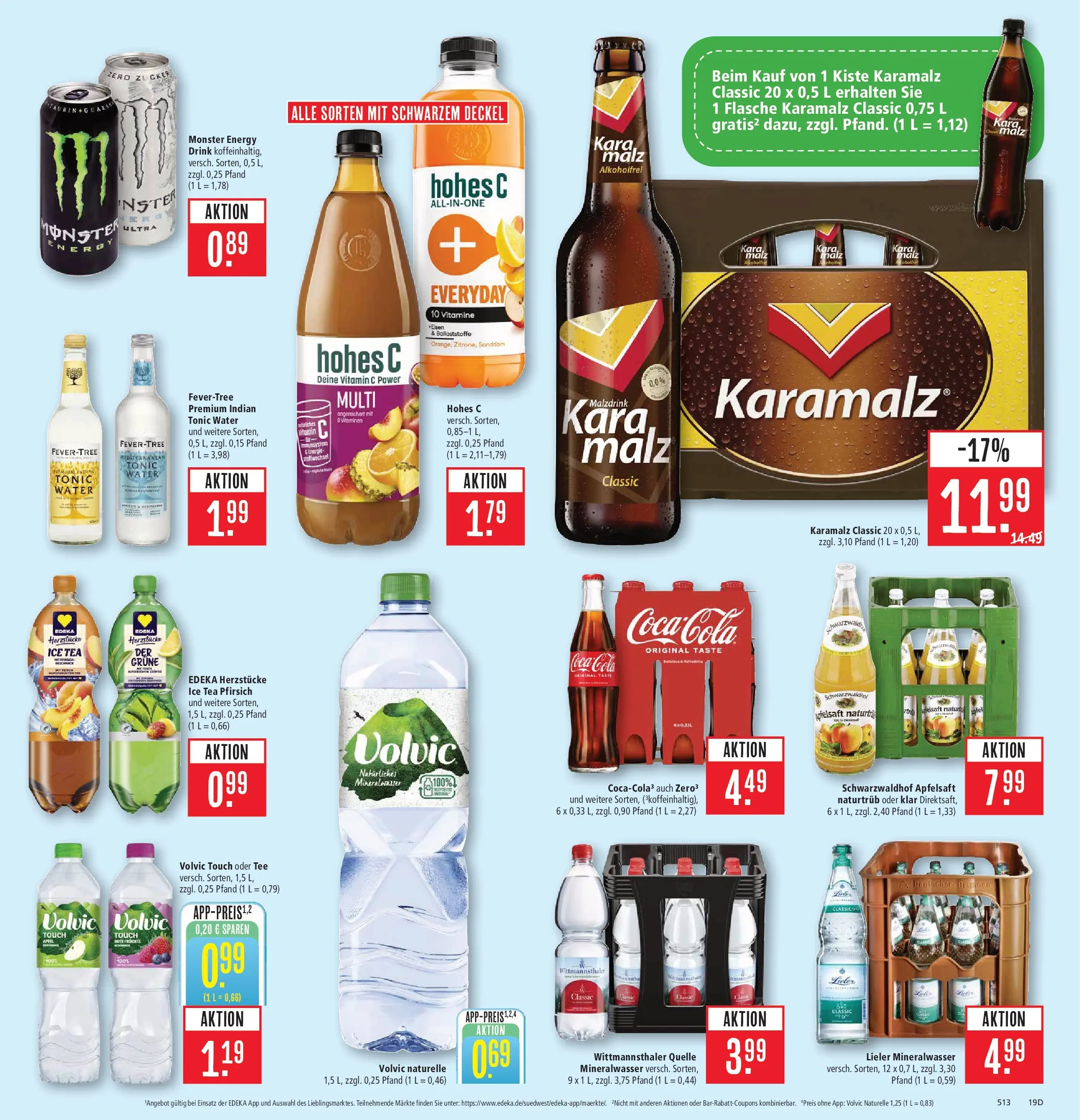 Marktkauf Prospekt Weil Am Rhein (ab 03.08.2026) » Angebote online | Seite: 23 | Produkte: Volvic touch, Zucker, Tee, Volvic