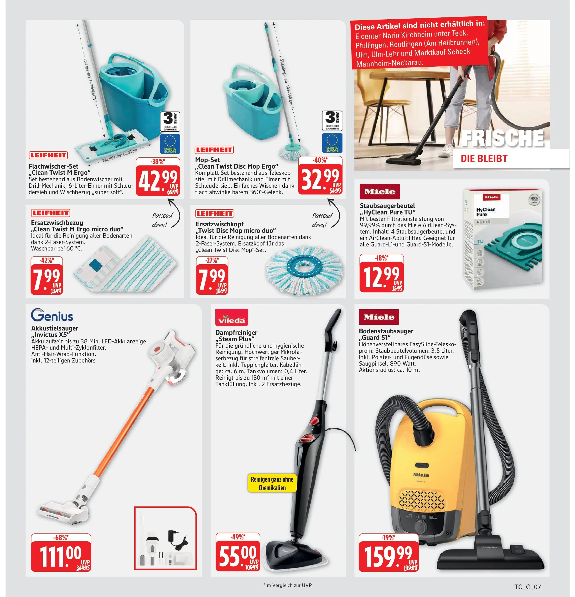 Marktkauf Prospekt Weil Am Rhein (ab 03.08.2026) » Angebote online | Seite: 35 | Produkte: Miele
