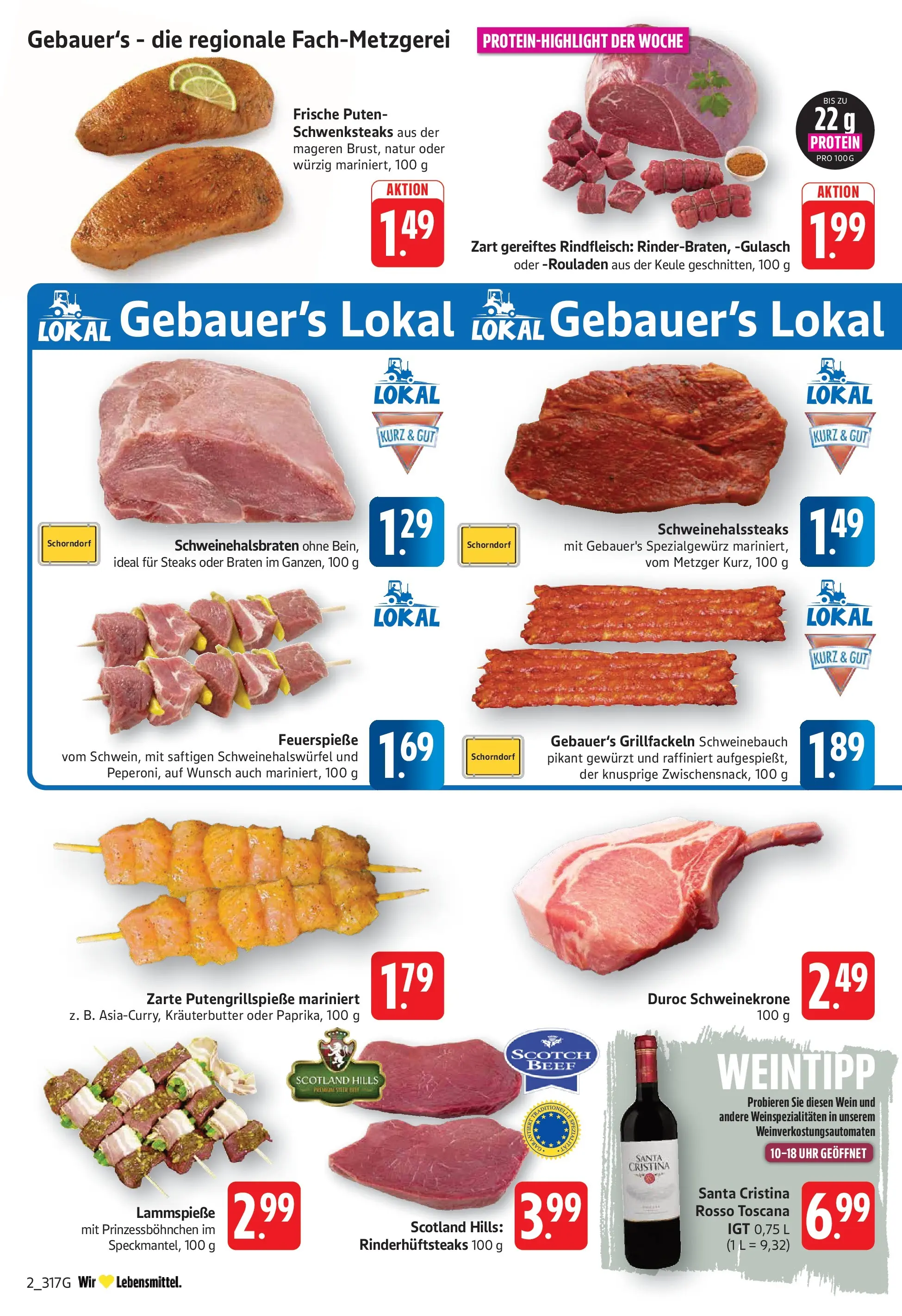 Edeka Prospekt Filderstadt-Bonlanden (ab 03.08.2026) » Angebote Online | Seite: 2 | Produkte: Kräuterbutter, Wein, Rindfleisch, Uhr