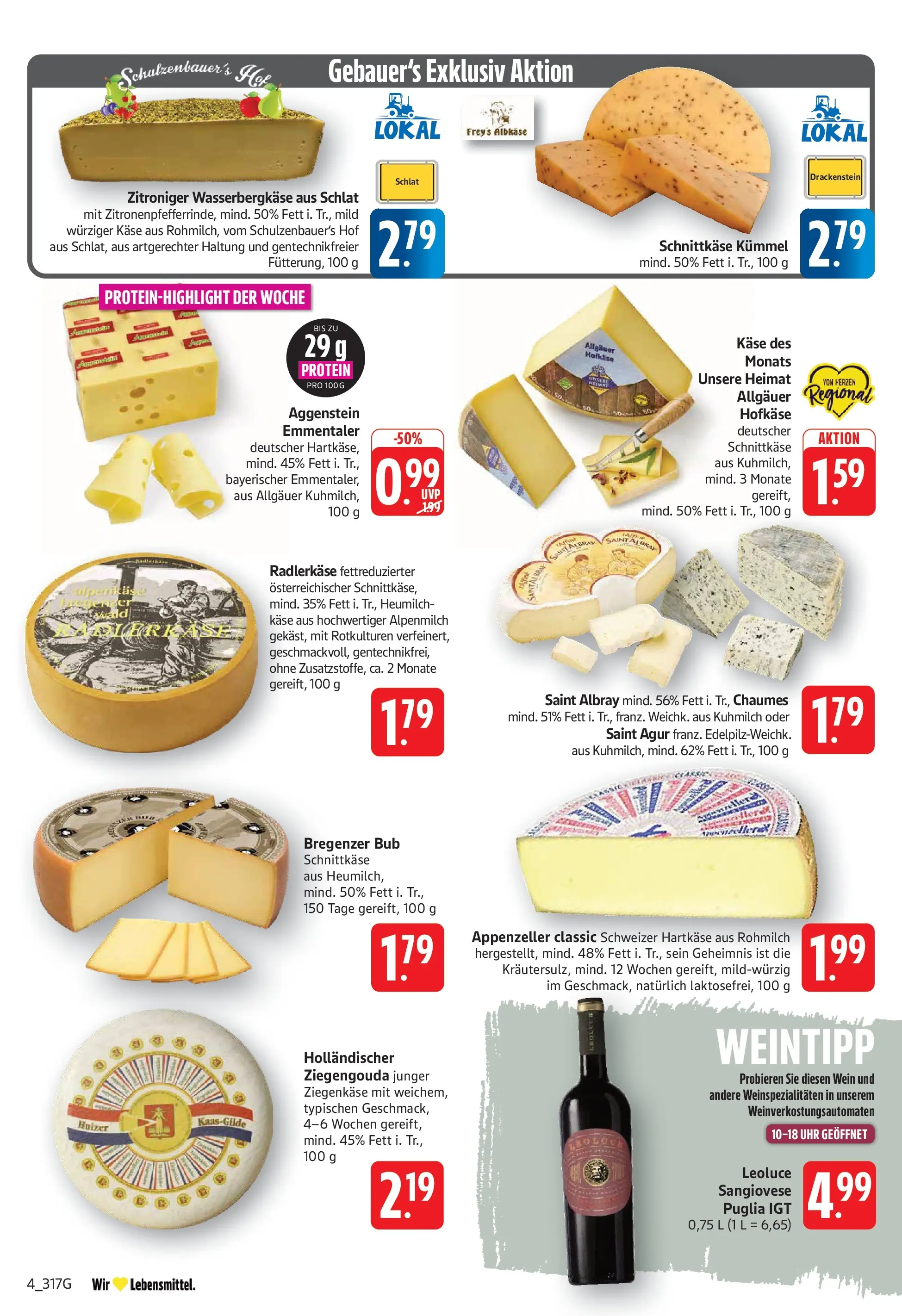 Edeka Prospekt Filderstadt-Bonlanden (ab 03.08.2026) » Angebote Online | Seite: 4 | Produkte: Käse, Ziegenkäse, Wein, Uhr