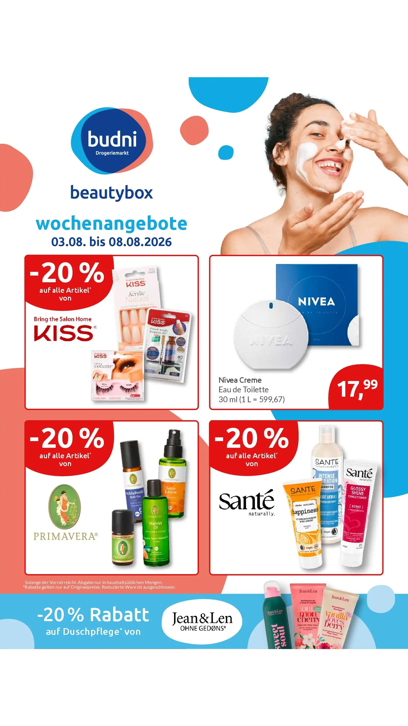 Edeka Prospekt Offenbach (ab 03.08.2026) » Angebote Online | Seite: 50 | Produkte: Toilette, Eau de Toilette, Shampoo, Creme