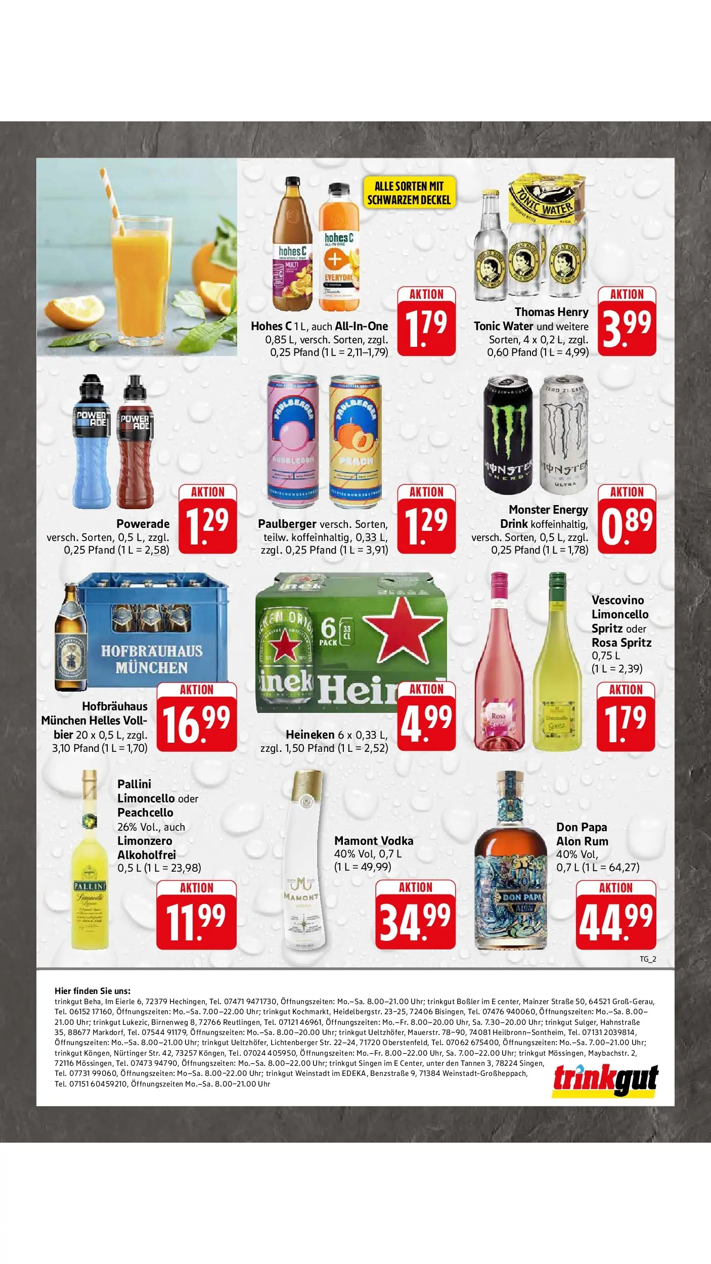 Edeka Prospekt Groß-Gerau (ab 03.08.2026) » Angebote Online | Seite: 59 | Produkte: Sprite, Heineken, Hohes c, Vodka