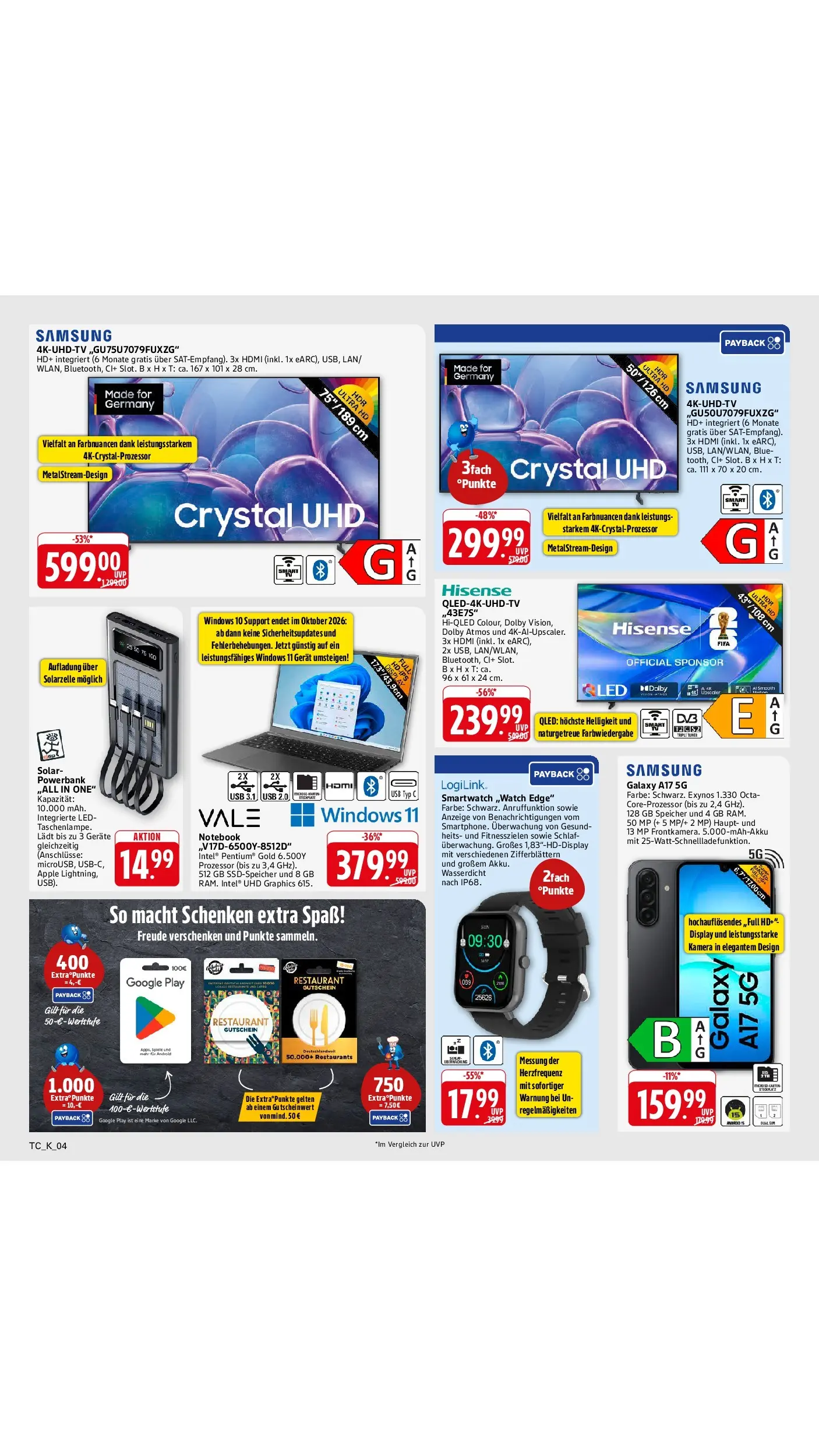 Edeka Prospekt Speyer (ab 03.08.2026) » Angebote Online | Seite: 53 | Produkte: USB, Hisense, Smartwatch, Apple