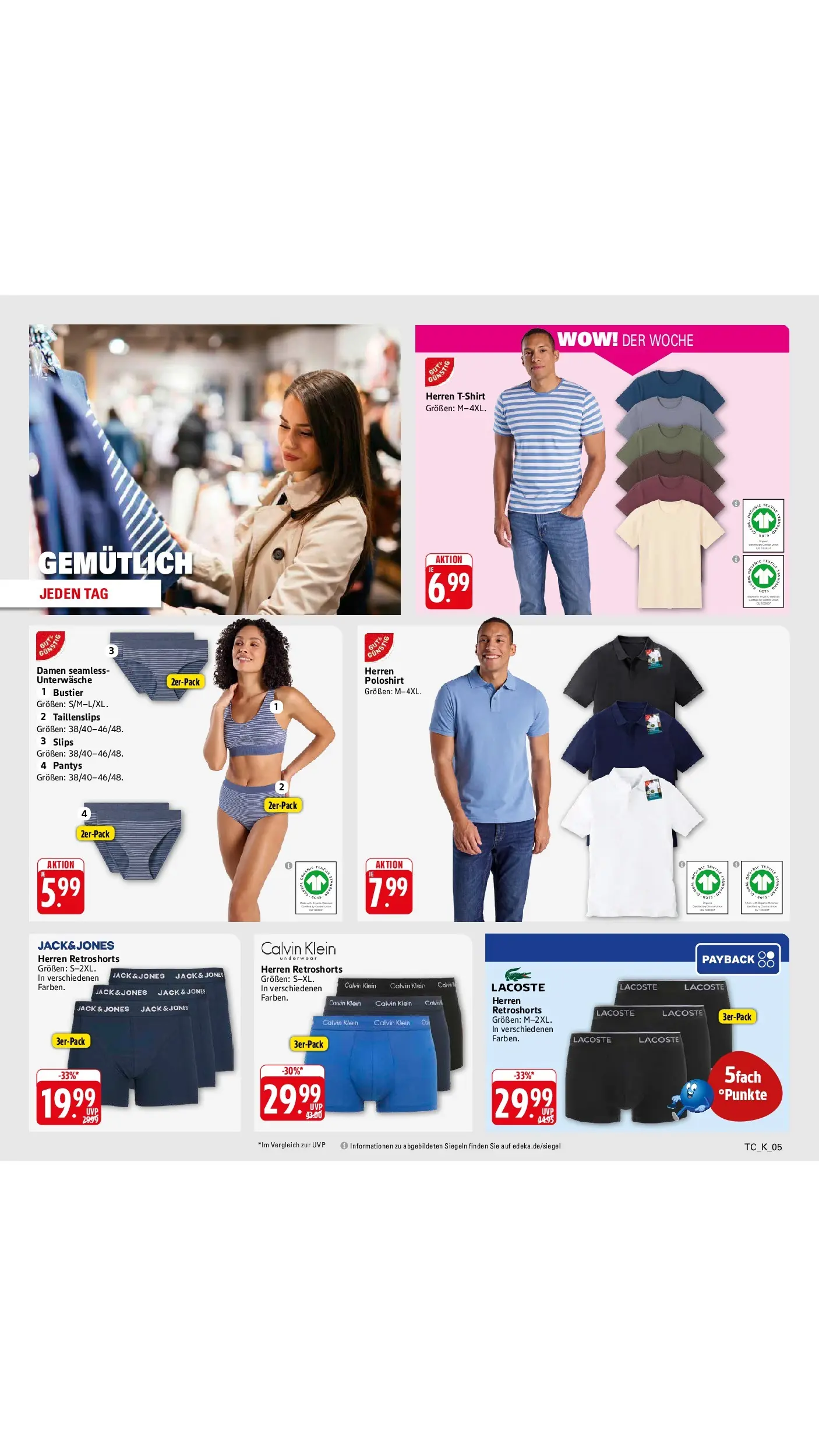 Edeka Prospekt Speyer (ab 03.08.2026) » Angebote Online | Seite: 54 | Produkte: Poloshirt, Unterwäsche