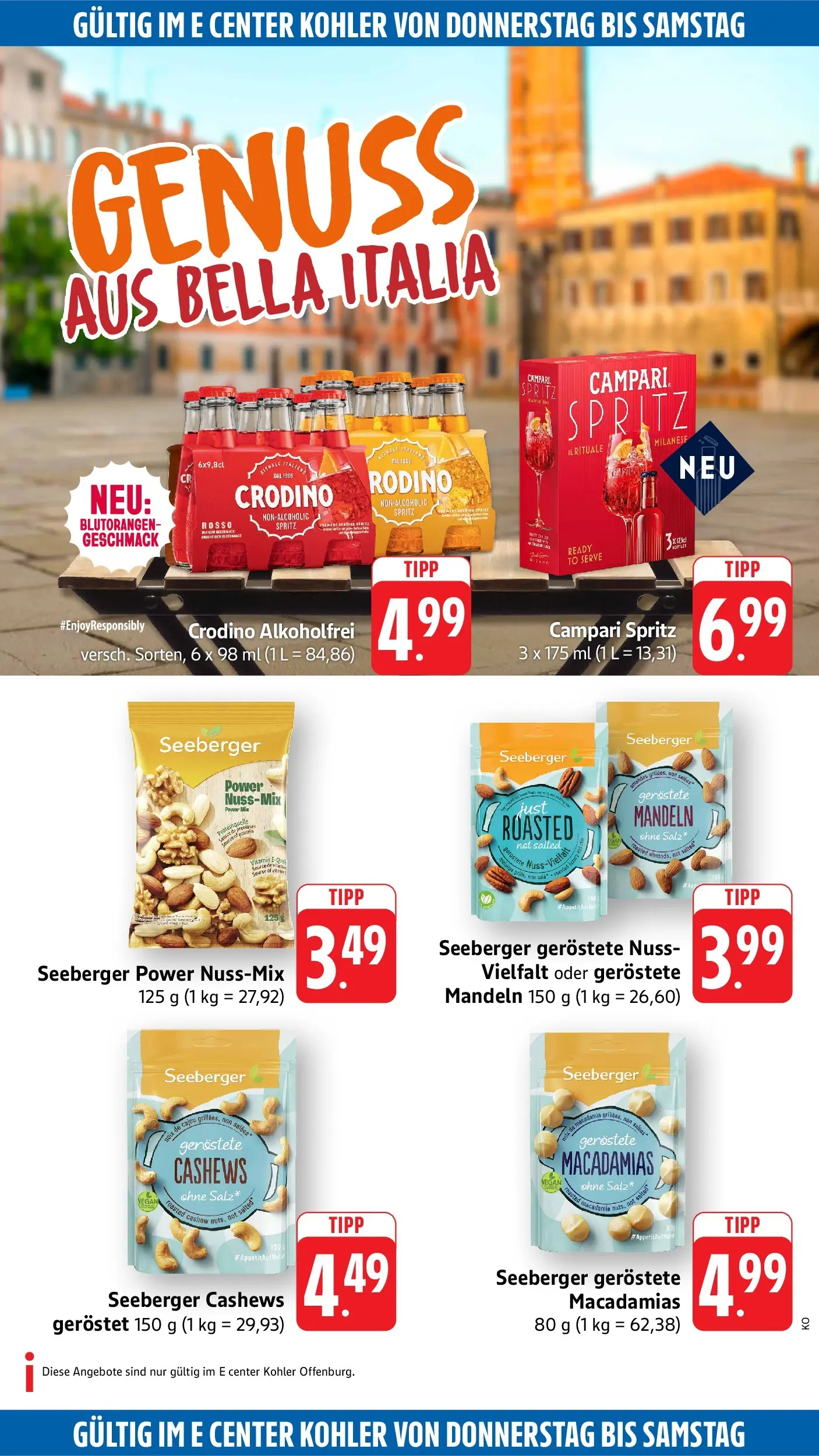 Edeka Prospekt Offenburg (ab 03.08.2026) » Angebote Online | Seite: 48 | Produkte: Campari, Mandeln