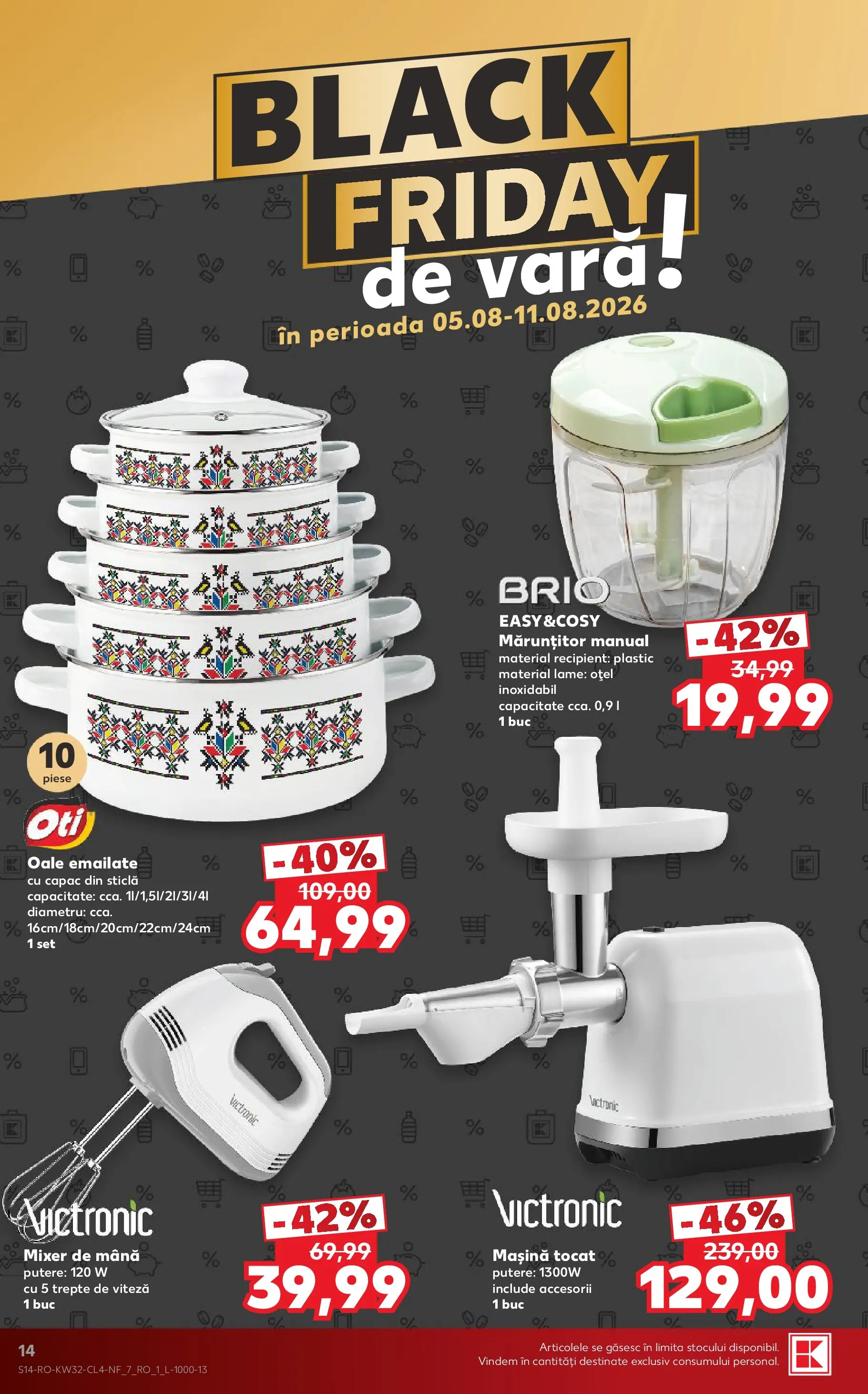 Kaufland Domnesti 05.08.2026 - Revista si Oferta | Pagină: 14 | Produse: Mixer