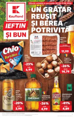 Ofertele Kaufland valabile de la 05.08.2026 Ofertele Kaufland valabile de la 05.08.2026