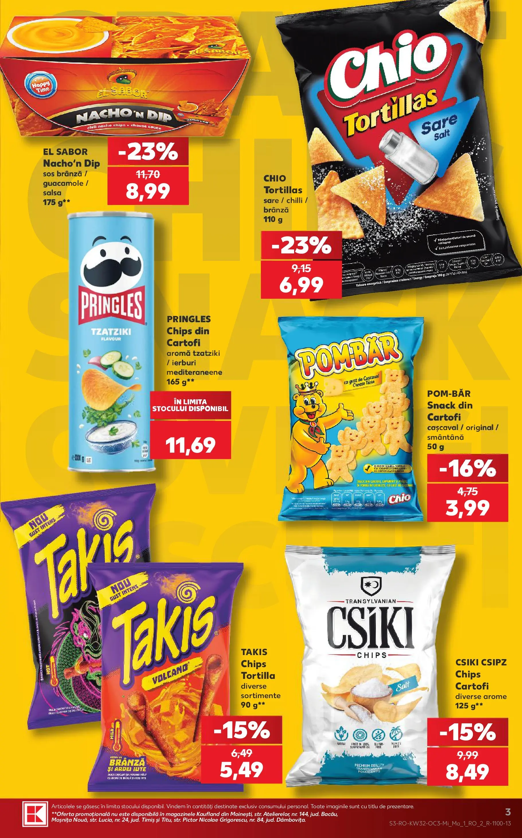 Kaufland Alba Iulia 05.08.2026 - Revista si Oferta | Pagină: 3 | Produse: Ardei, Brânză, Tortillas, Sare