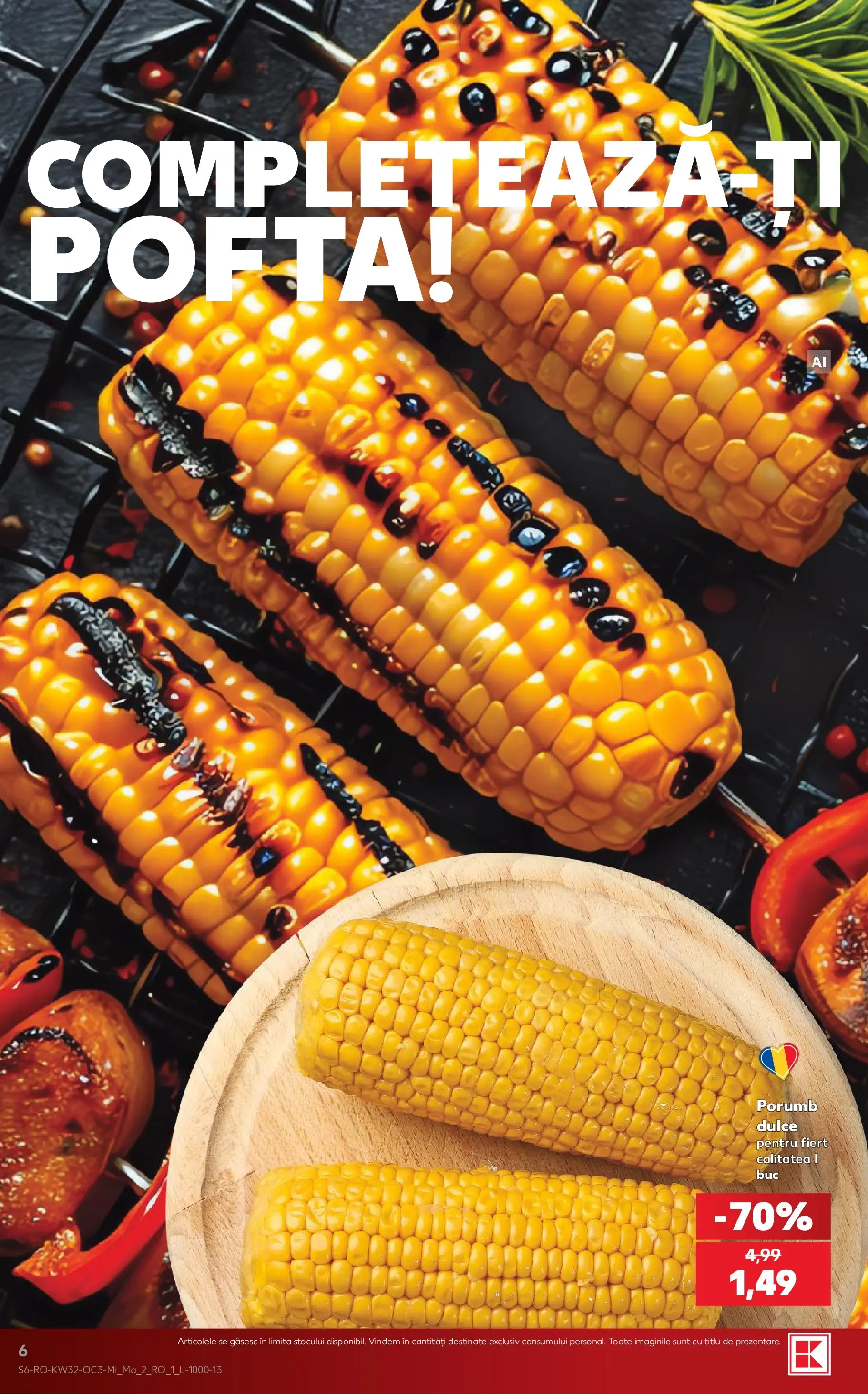 Kaufland Constanța 05.08.2026 - Revista si Oferta | Pagină: 6 | Produse: Porumb