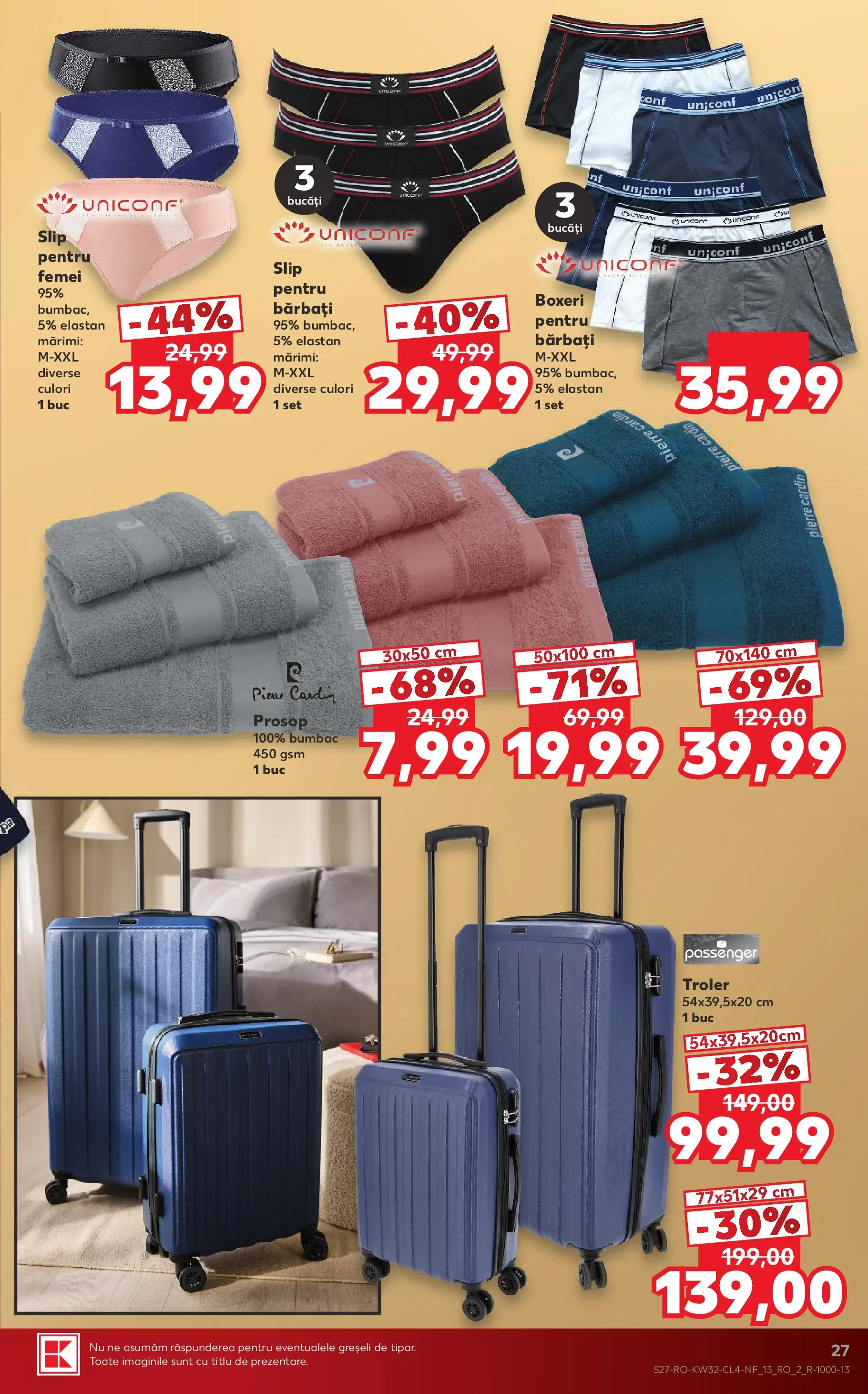 Kaufland Domnesti 05.08.2026 - Revista si Oferta | Pagină: 27 | Produse: Slip, Boxeri