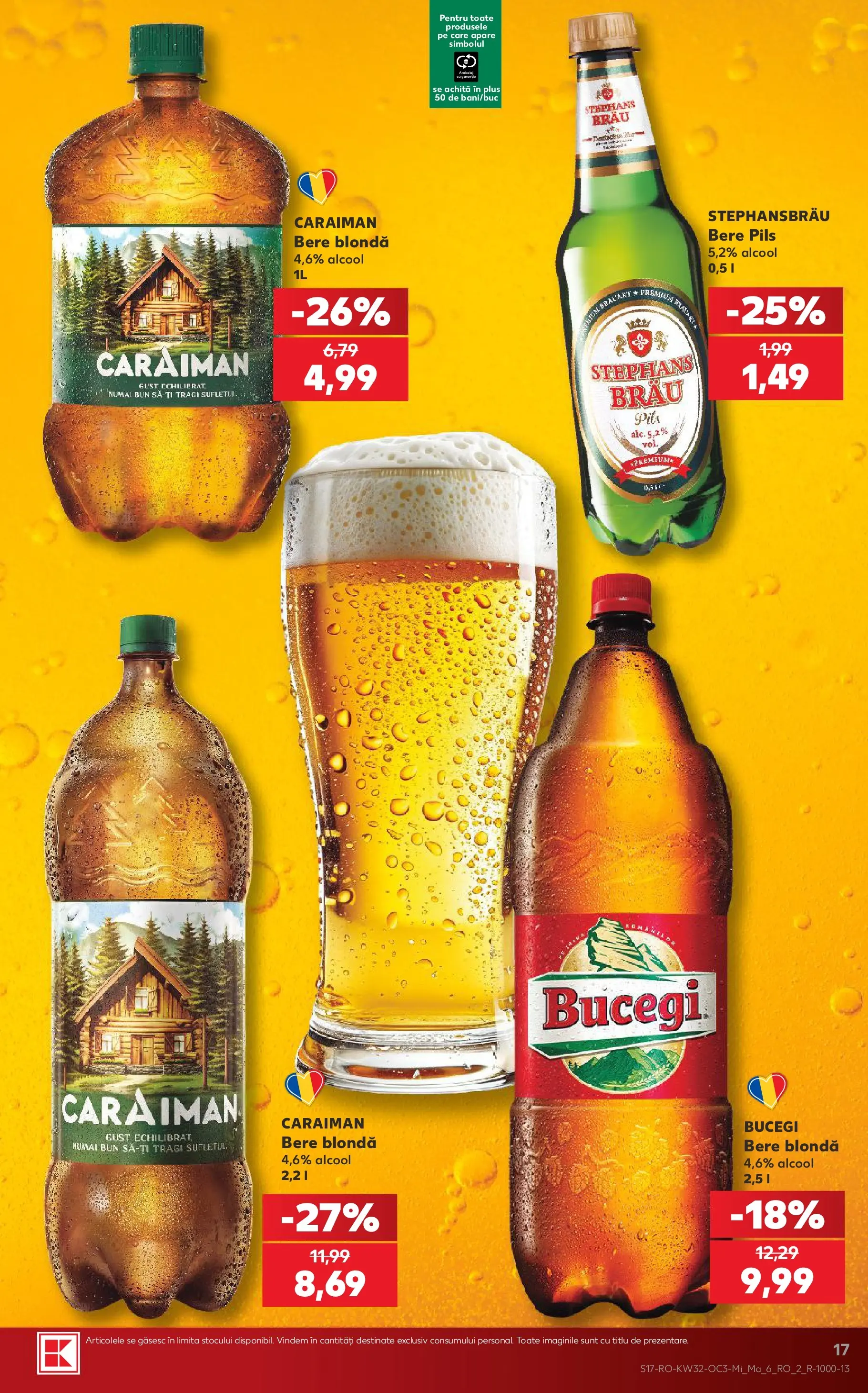 Kaufland Constanța 05.08.2026 - Revista si Oferta | Pagină: 17 | Produse: Bere
