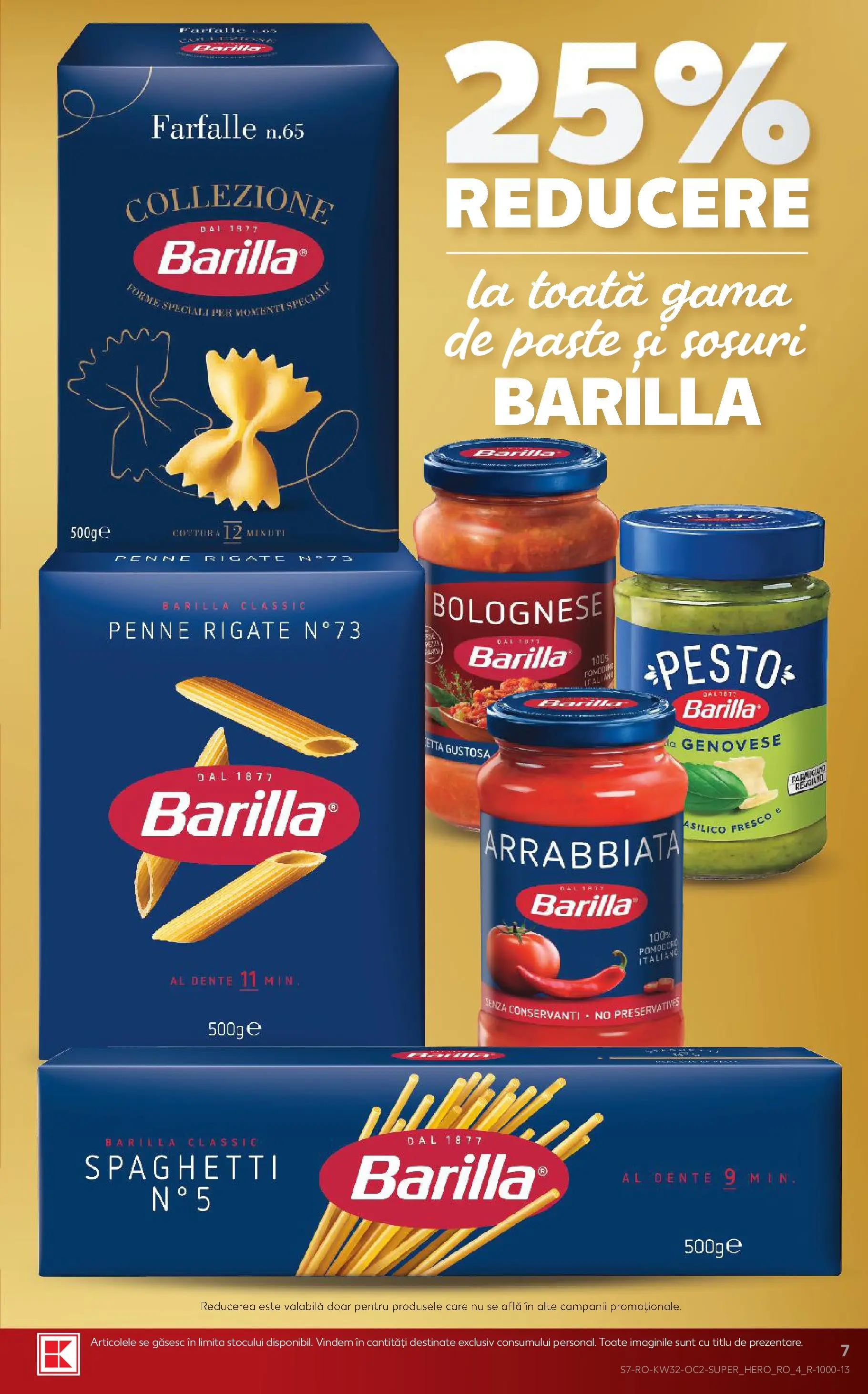 Kaufland Slatina 05.08.2026 - Revista si Oferta | Pagină: 7 | Produse: Paste