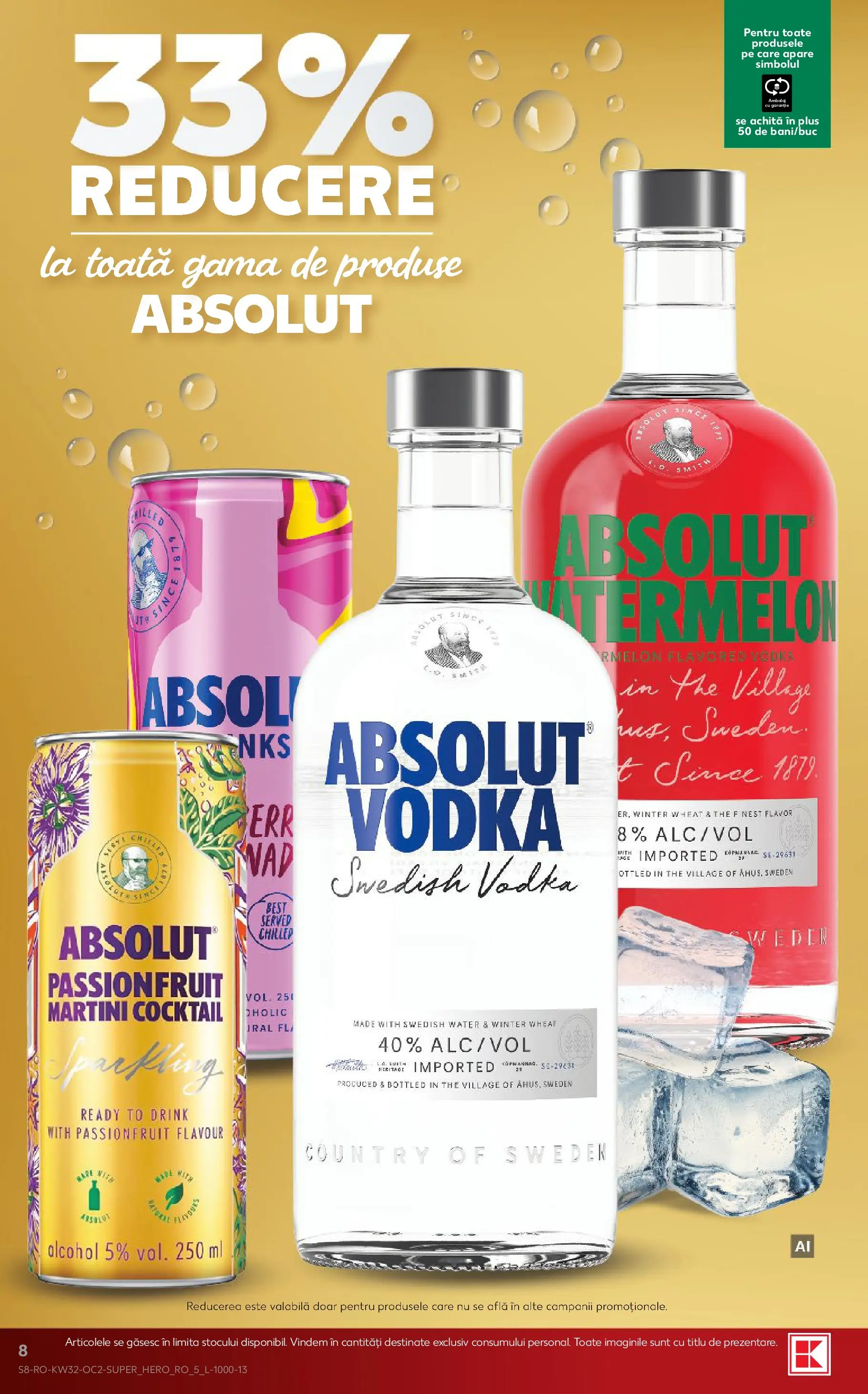 Kaufland Slatina 05.08.2026 - Revista si Oferta | Pagină: 8 | Produse: Yulaf, Cocktail, Vodka